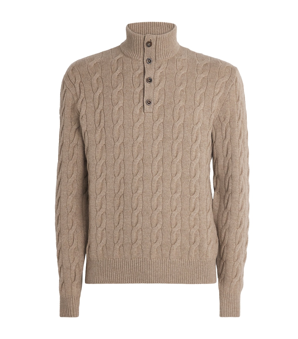 Cashmere Cable-Knit Sweater