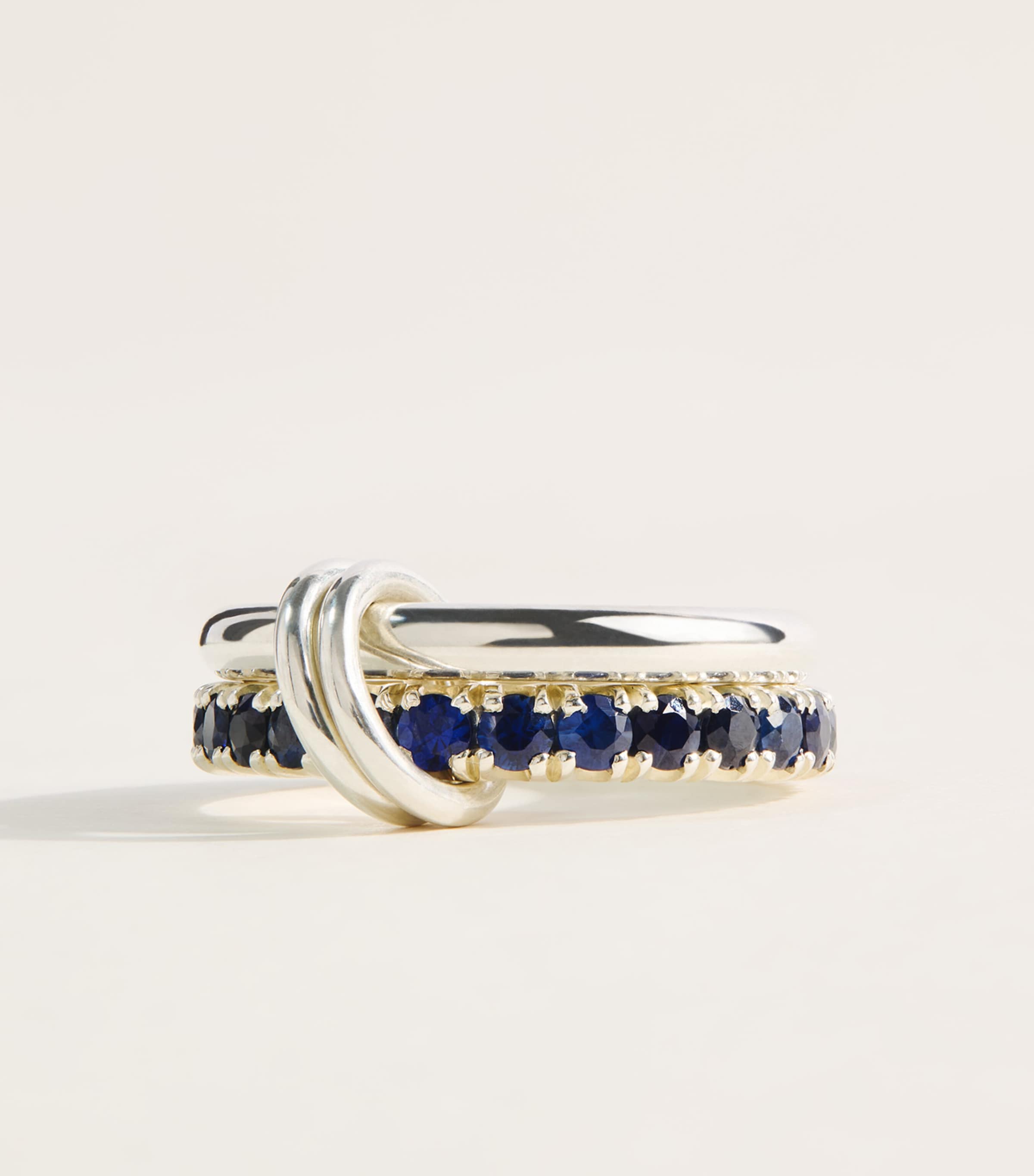 Spinelli Kilcollin Sterling Silver and Sapphire Enzo Ring Silver