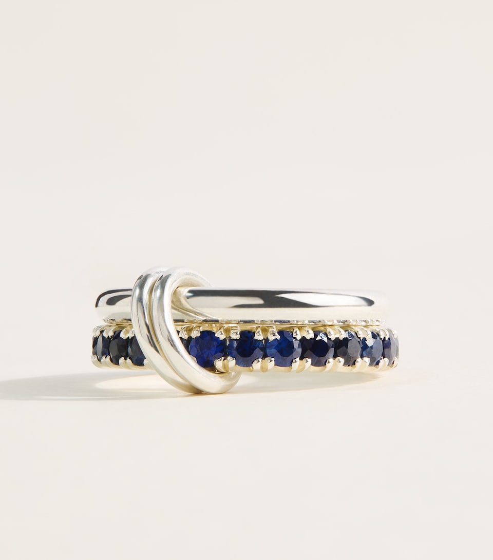 Spinelli Kilcollin Sterling Silver and Sapphire Enzo Ring Silver