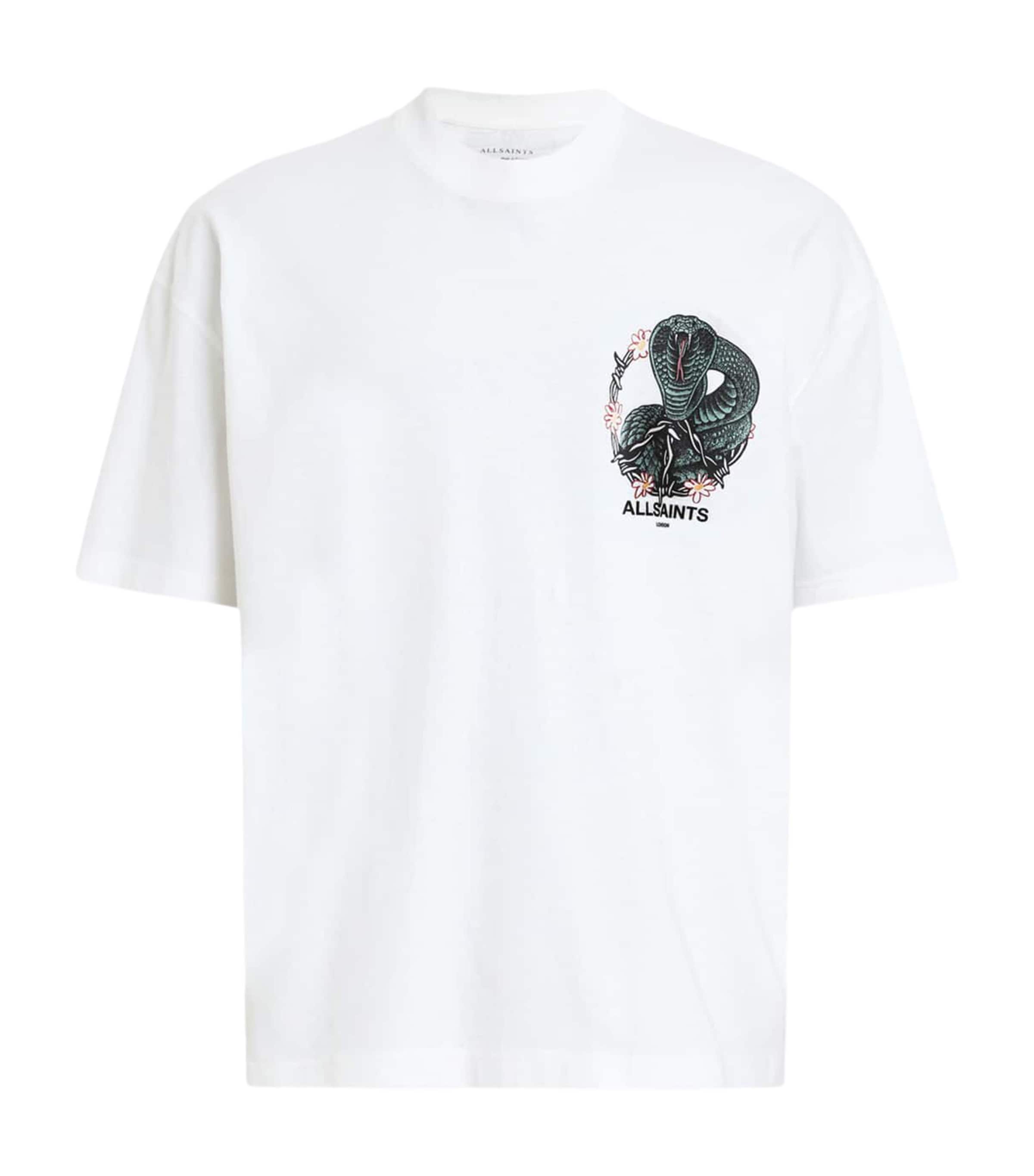 Cotton Snakebite Graphic T-Shirt