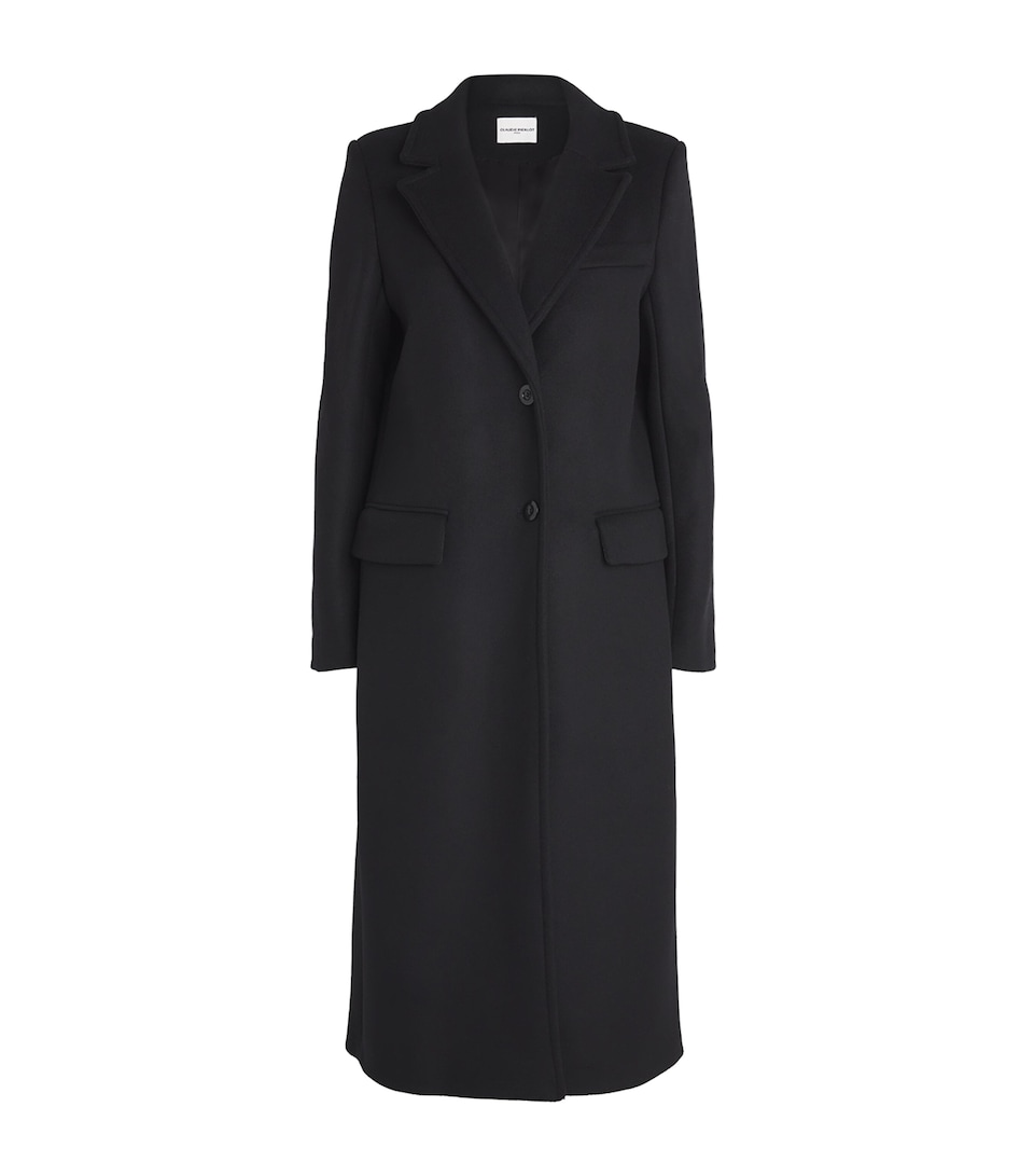 Wool-Blend Longline Coat