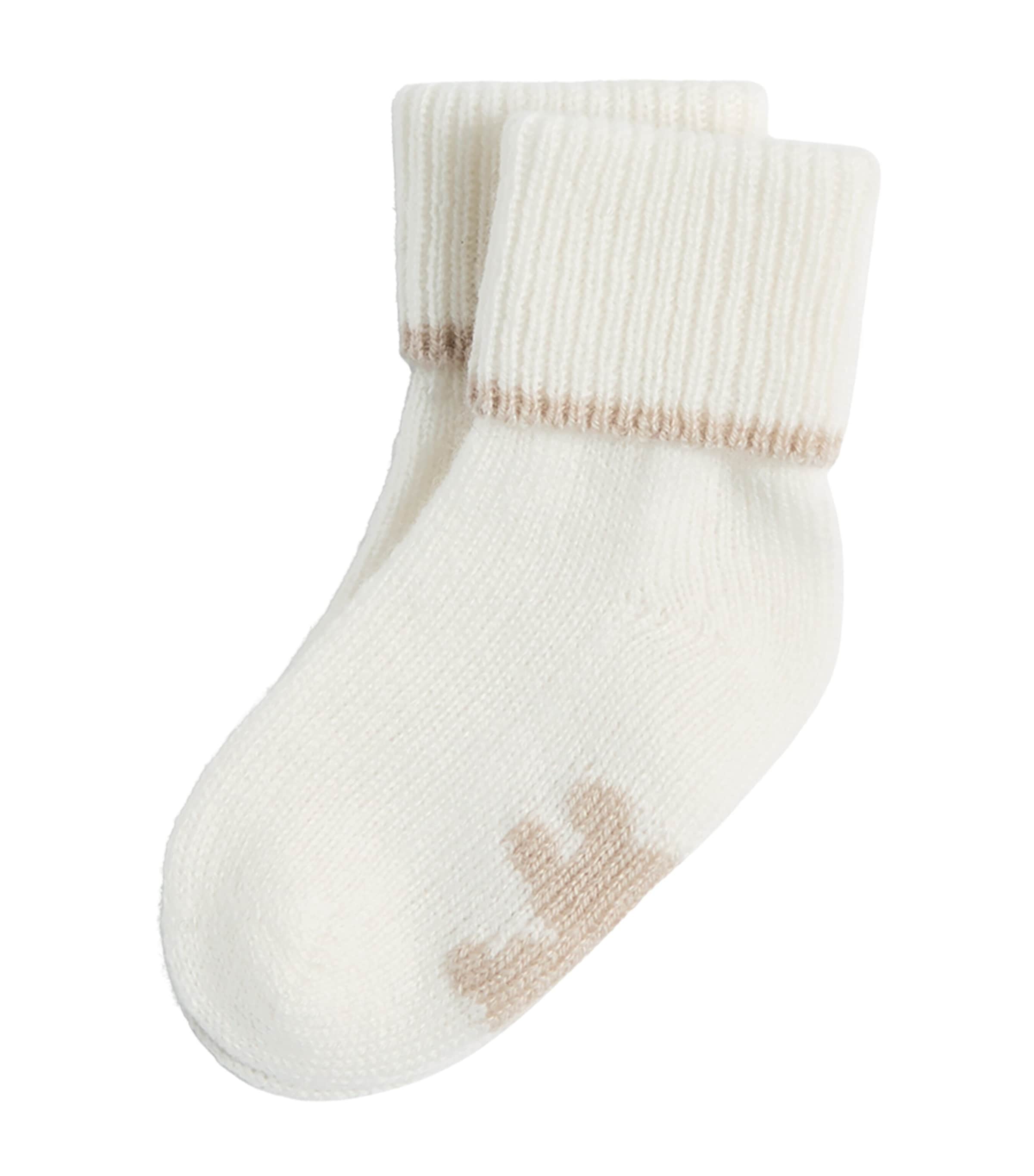 Brunello Cucinelli Kids Cashmere Bernie Socks (6-24 Months)