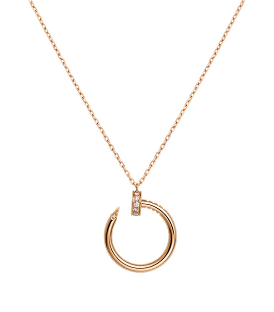 Rose Gold and Diamond Juste un Clou Necklace
