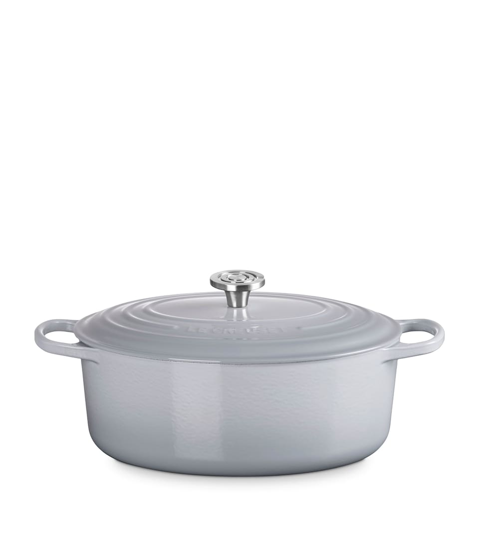 Le Creuset Cast Iron Oval Casserole Dish (31cm) Blue