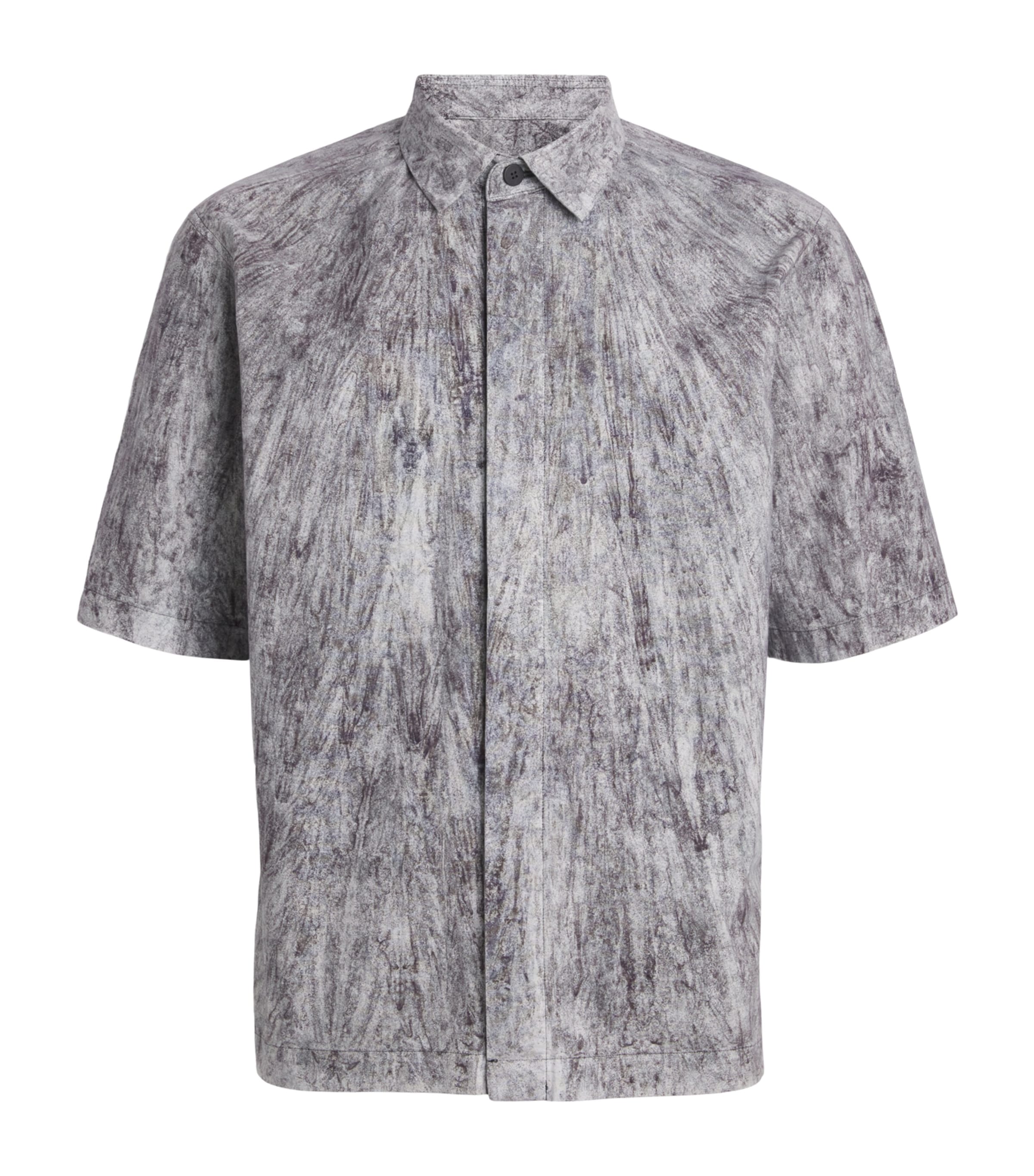 IM MEN Mens Cotton Spec Shirt Black