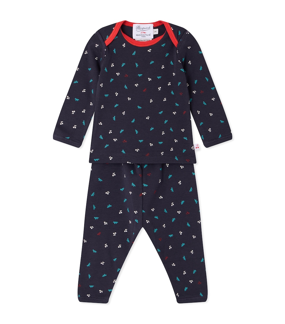 Bonpoint Cotton Top and Trousers Set (3-18 Months) Imp Marine