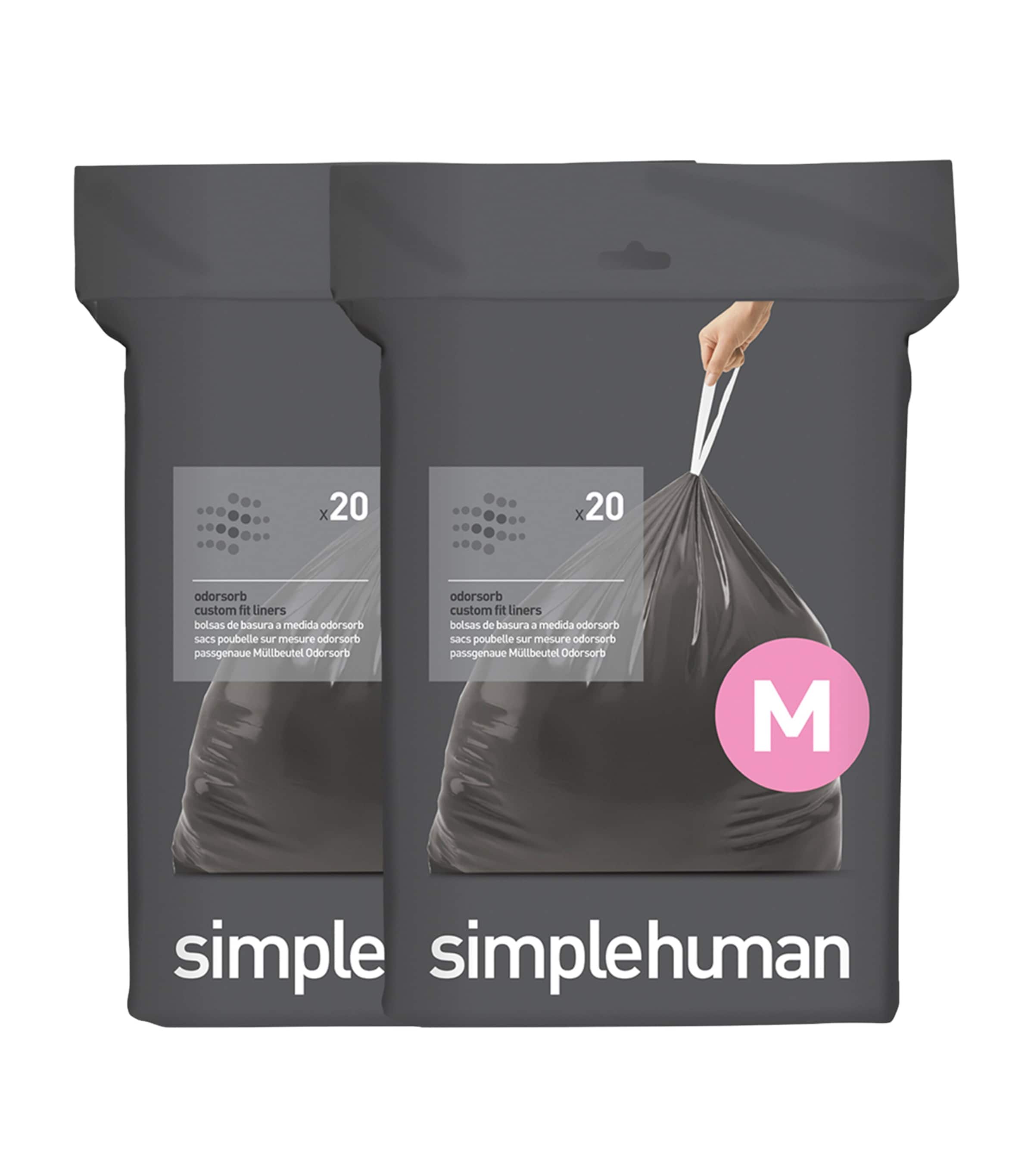 Custom Fit Code M Bin Liners (Pack of 40)