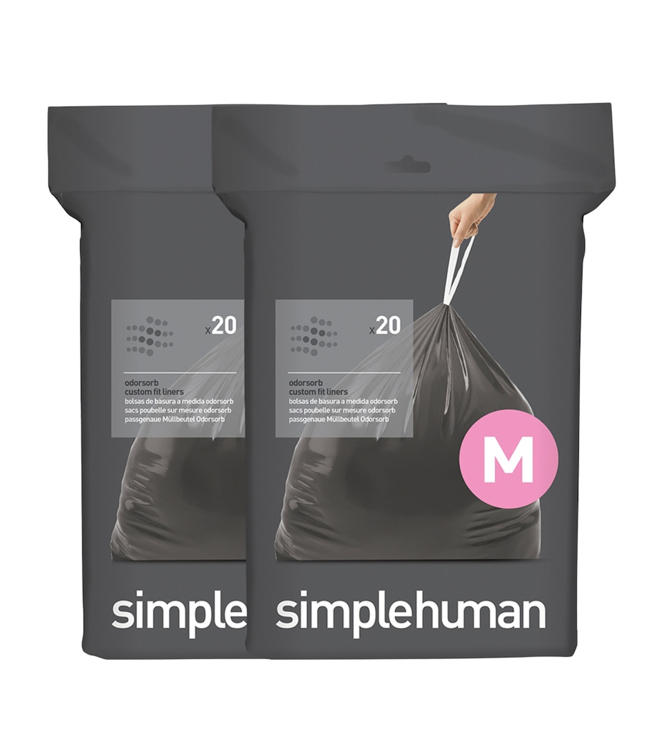 Custom Fit Code M Bin Liners (Pack of 40)