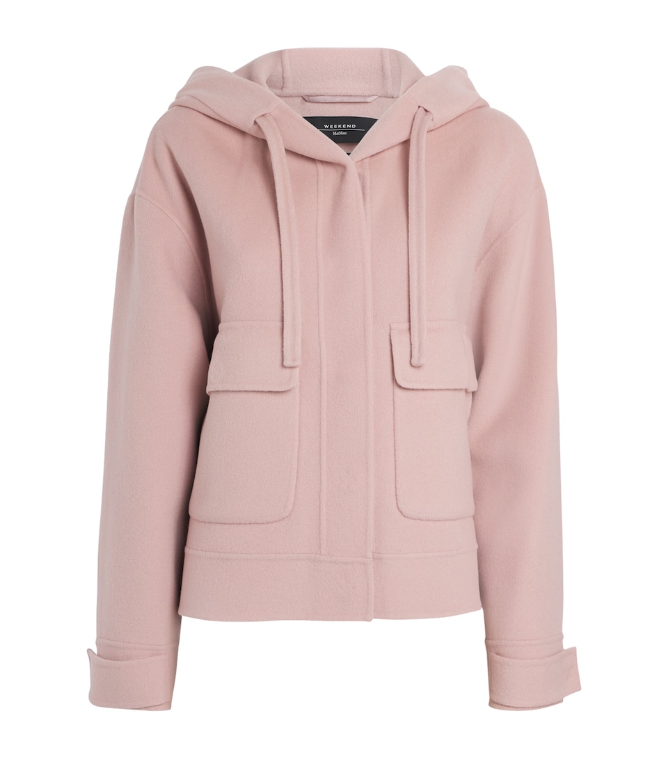 Wool-Blend Hooded Jacket