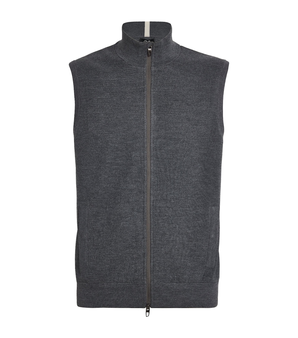 COOLMAX Zip-Up Sweater Vest
