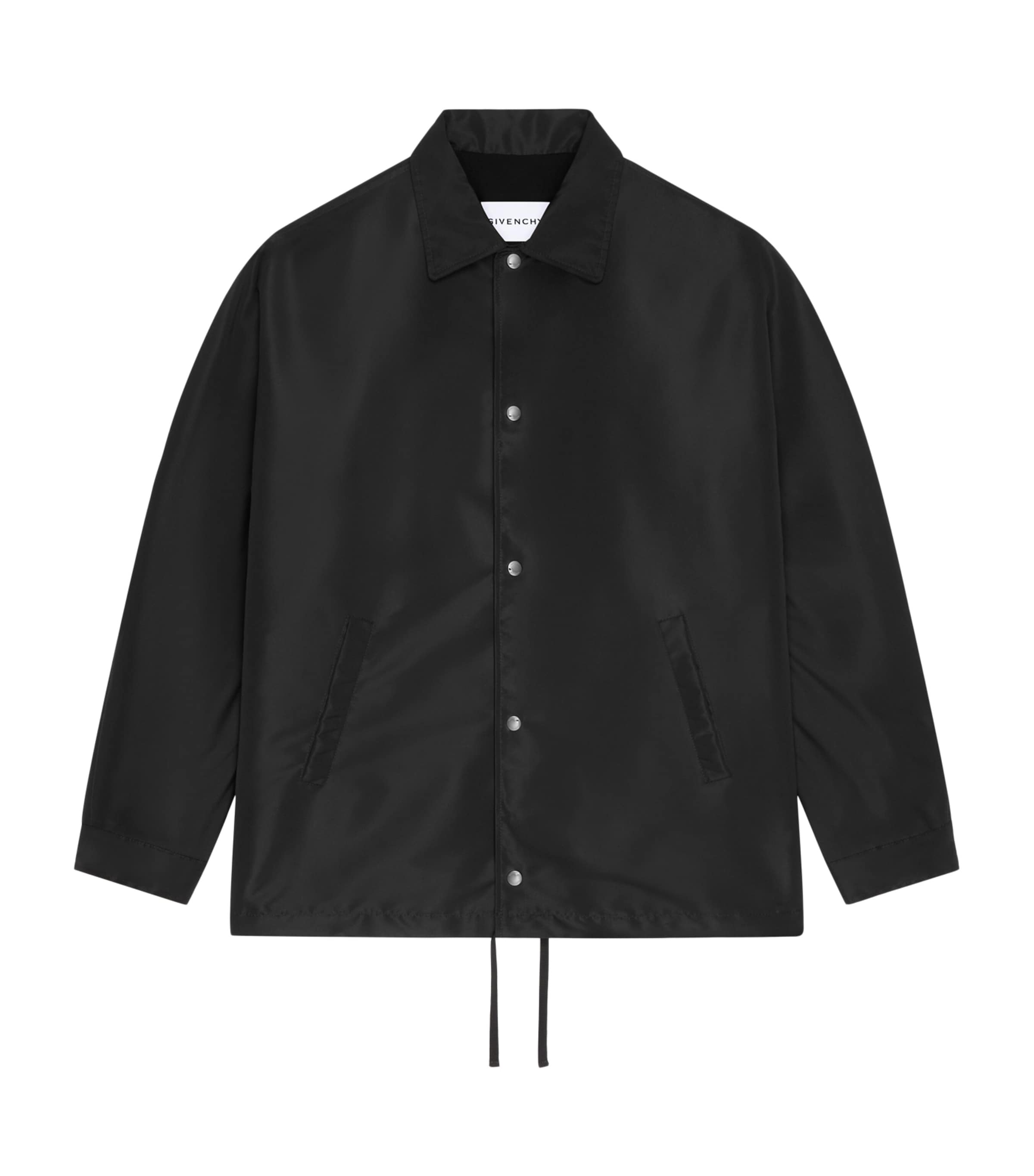 Givenchy Mens Logo Print Coach Jacket Black