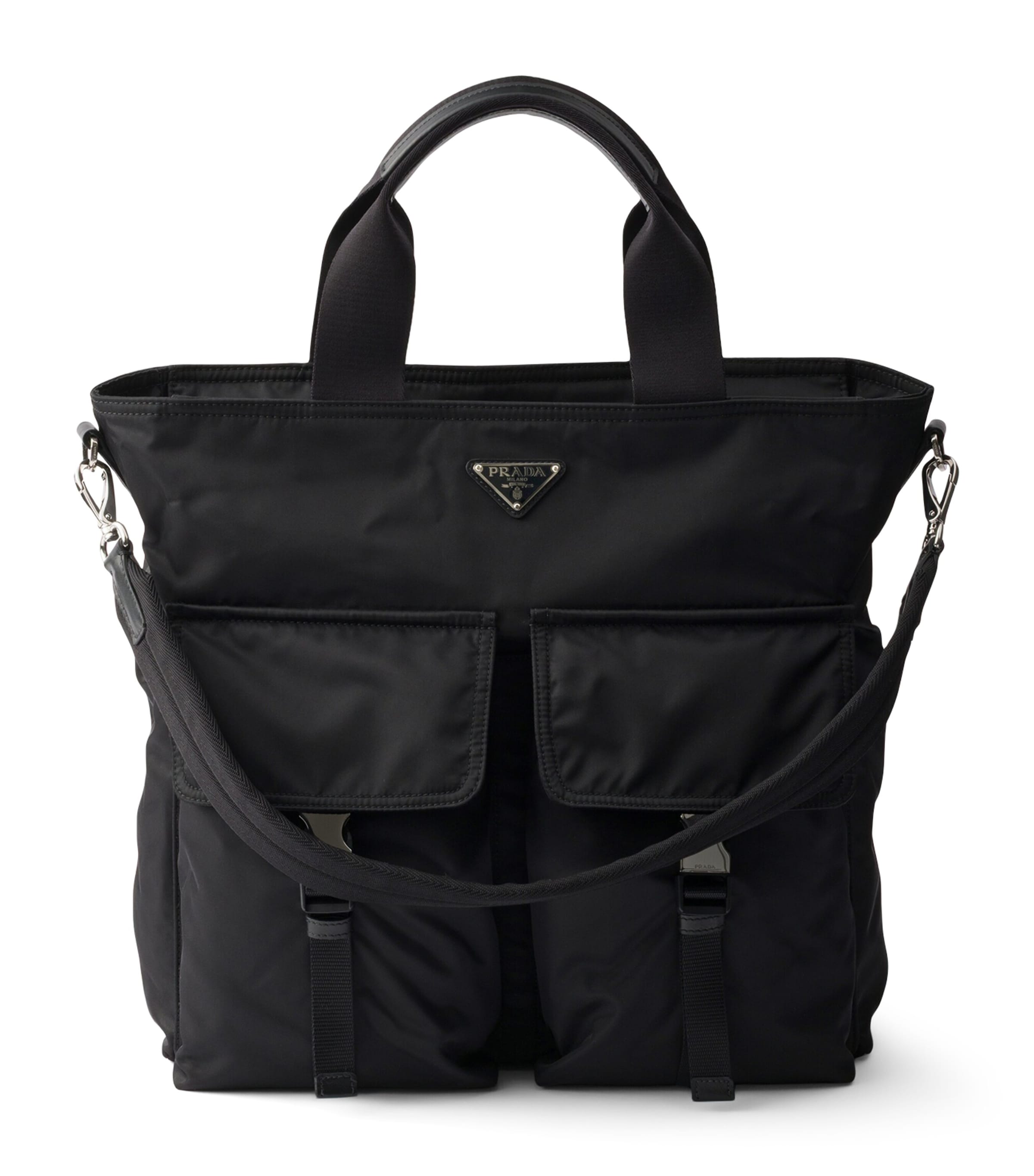 Prada Re-Nylon Explore Tote Bag Black