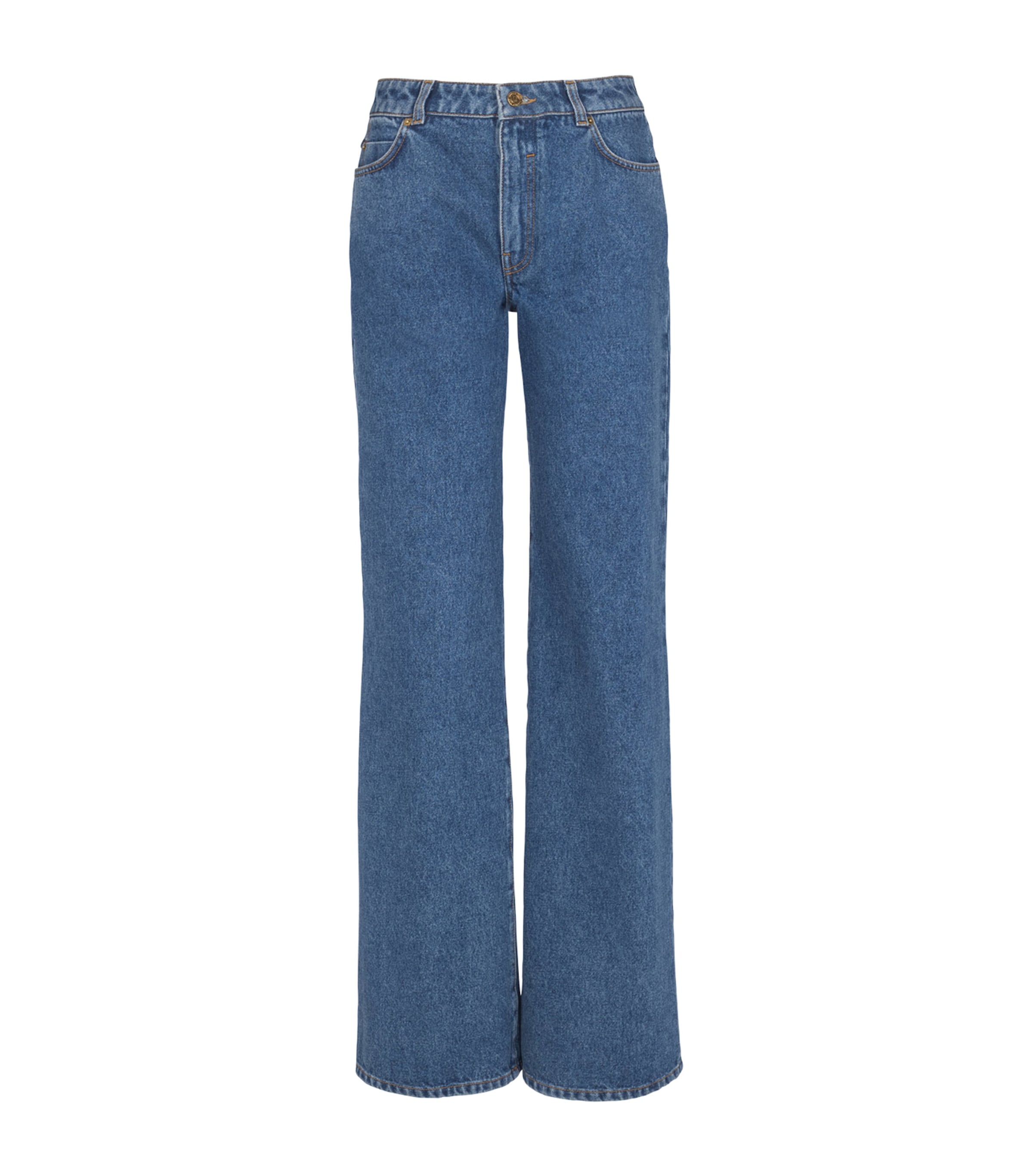Elongated Straight Jeans