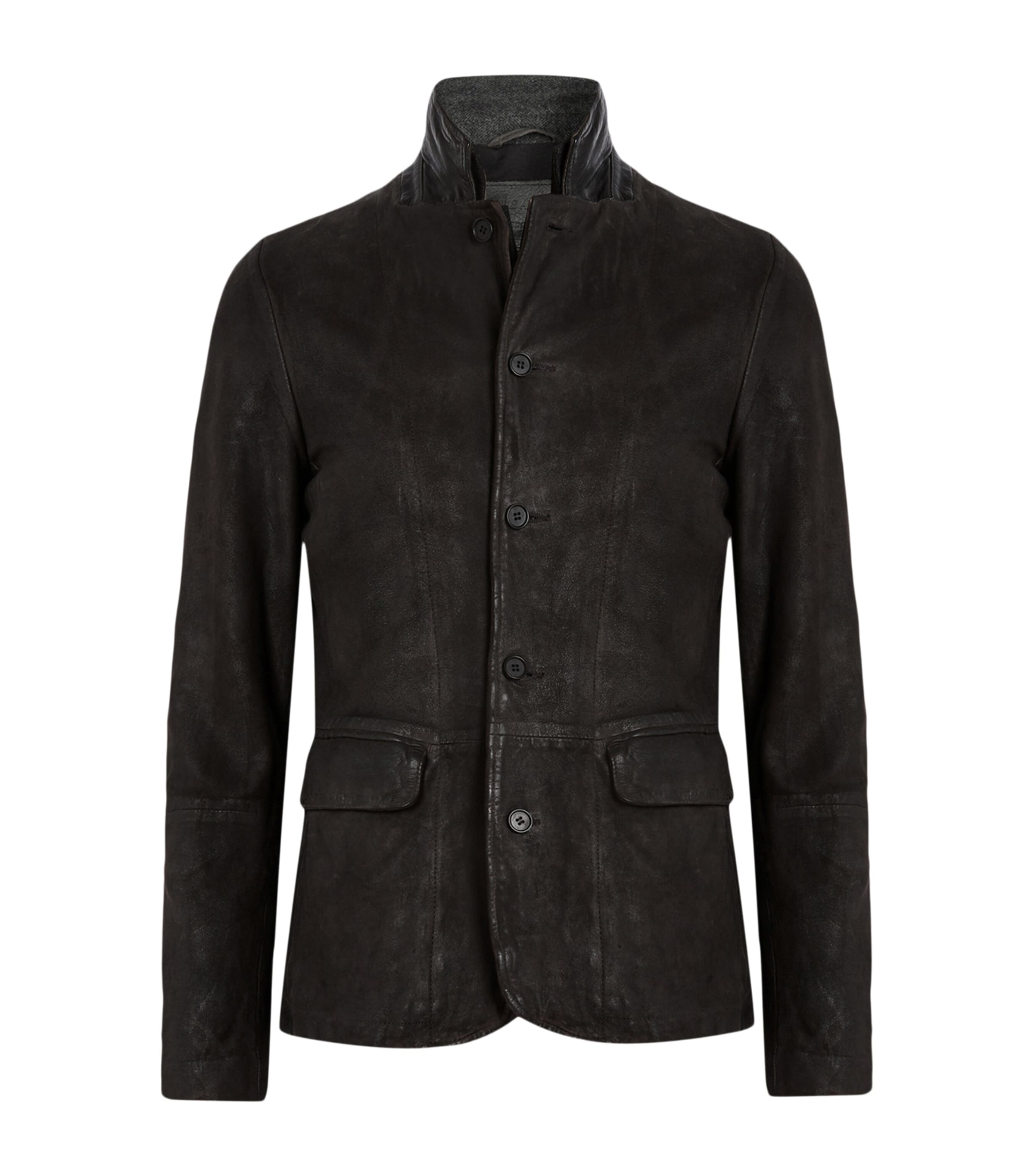 Leather Survey Blazer