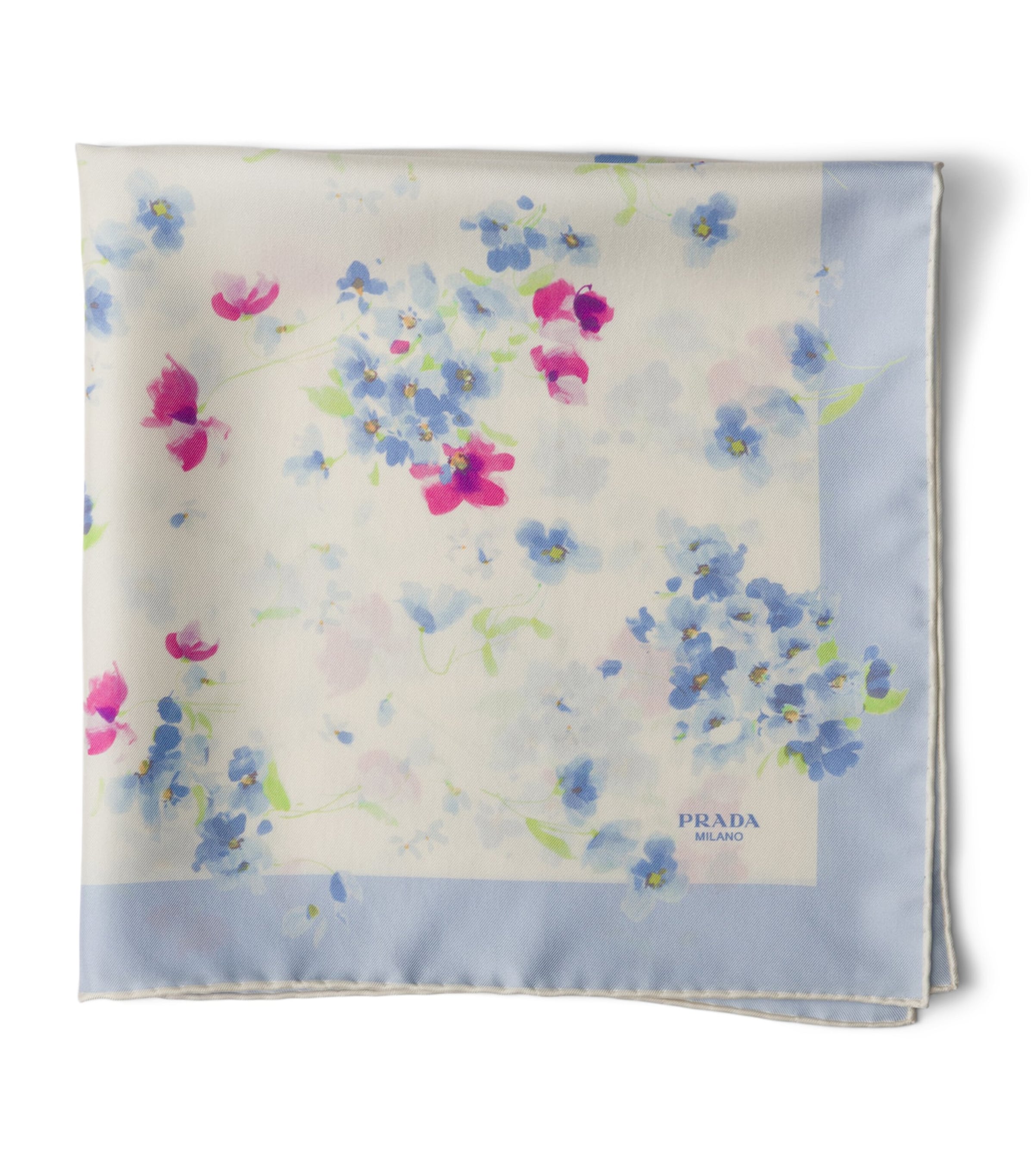 Silk Bouquet Print Scarf