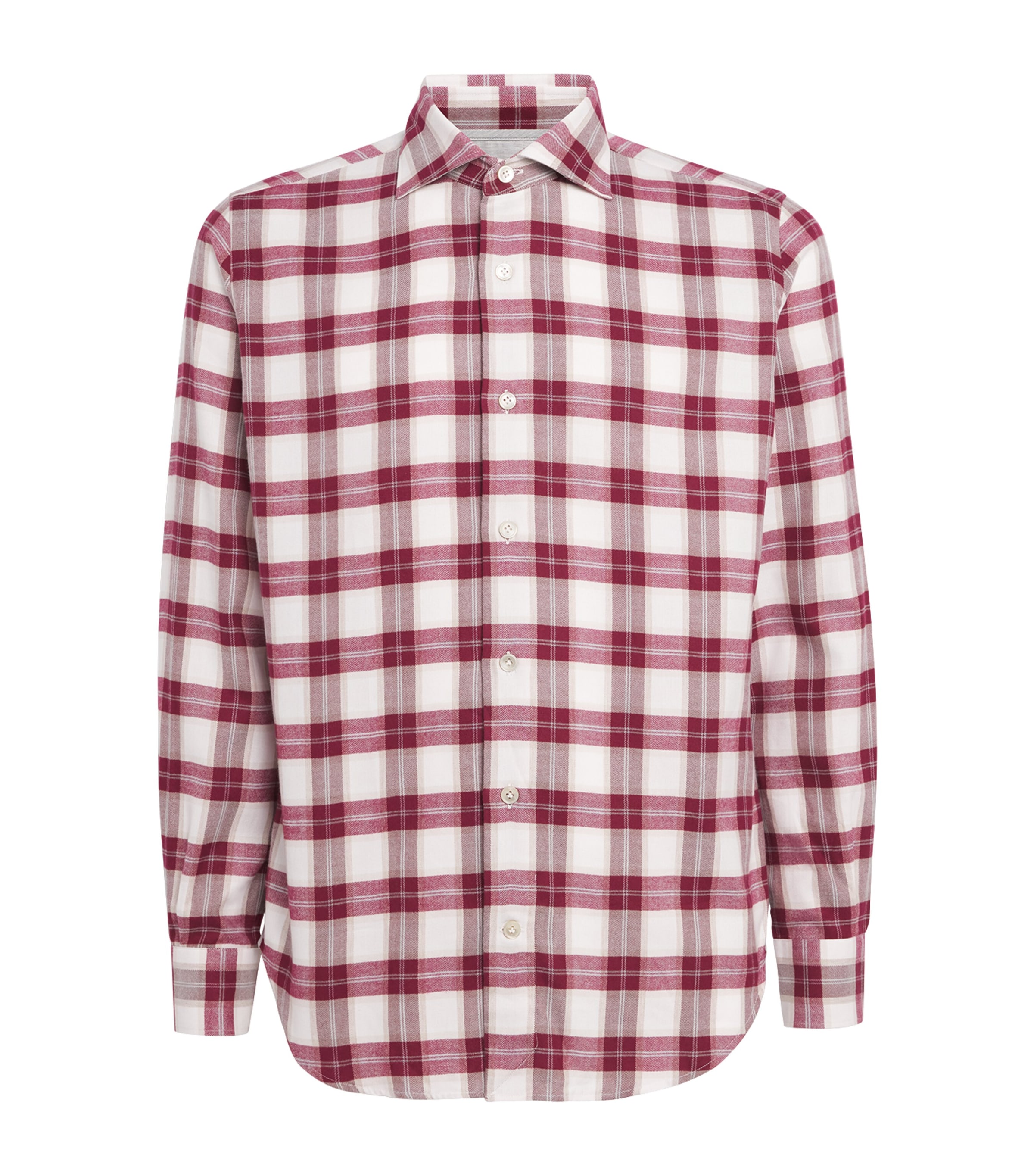 Cotton-Blend Check Shirt