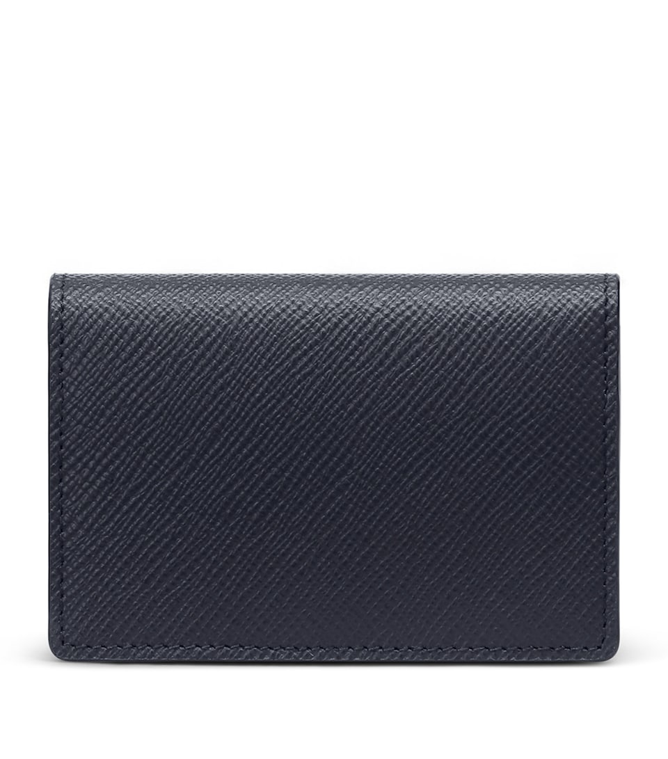 Leather Panama Folded Card Holder