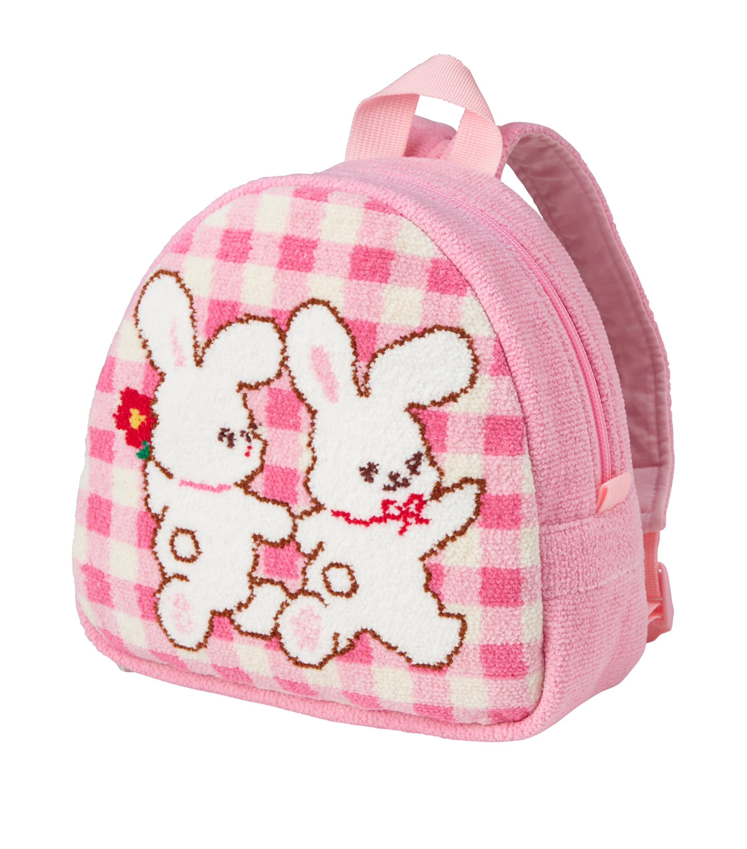 Miki House Cotton Chenille Chieco Check Backpack