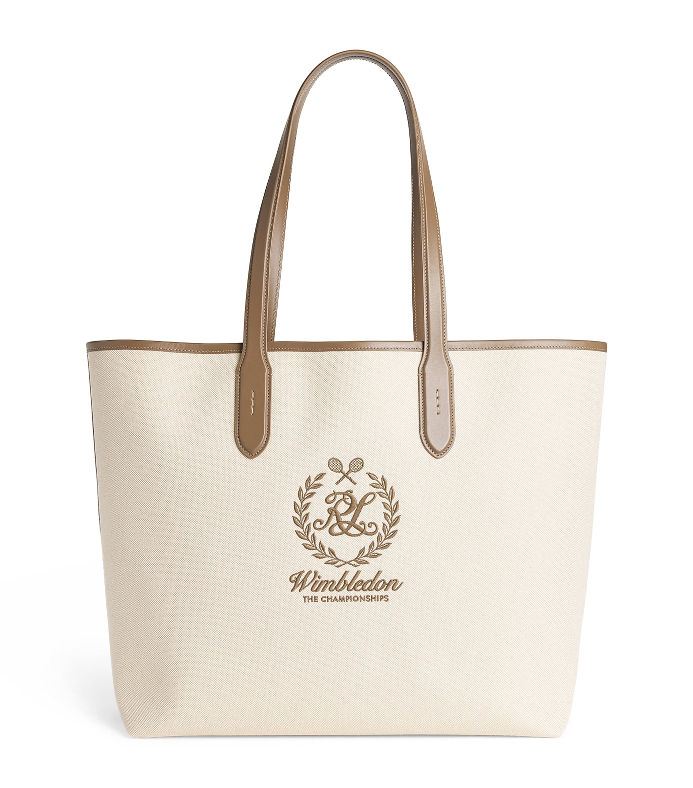 Ralph Lauren Purple Label x Wimbledon Tote Bag Soft Mocha