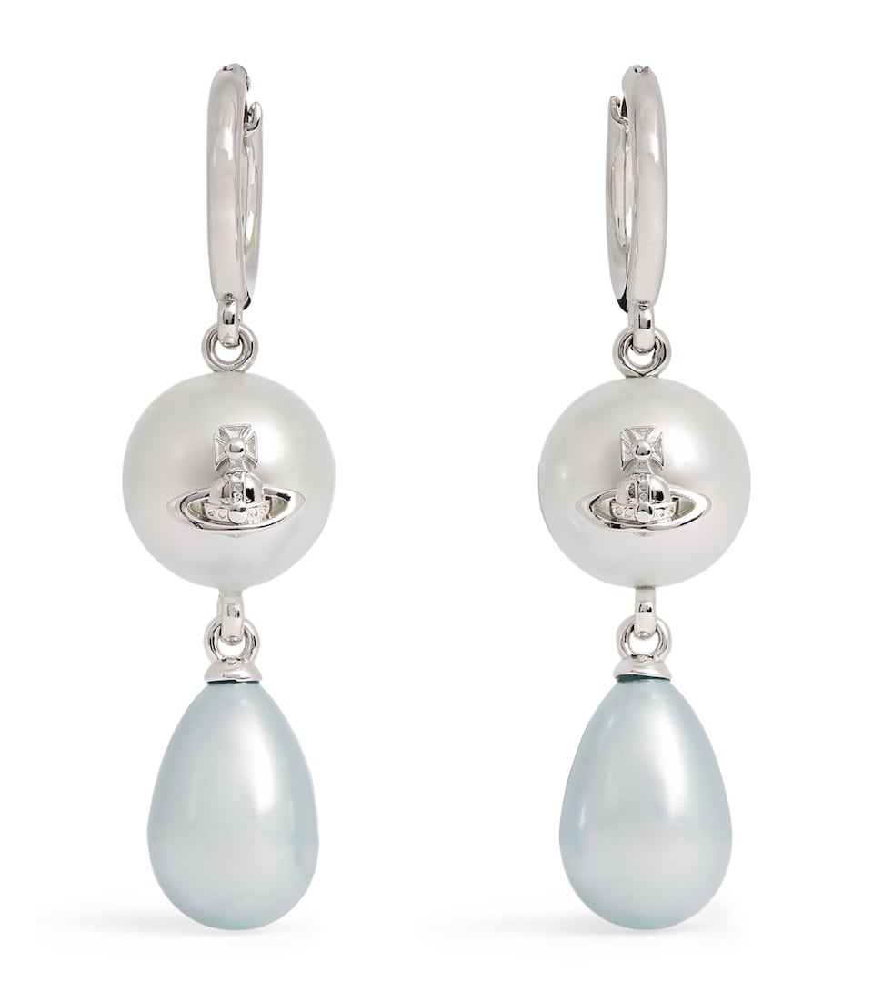 Faux Pearl Martha Drop Earrings