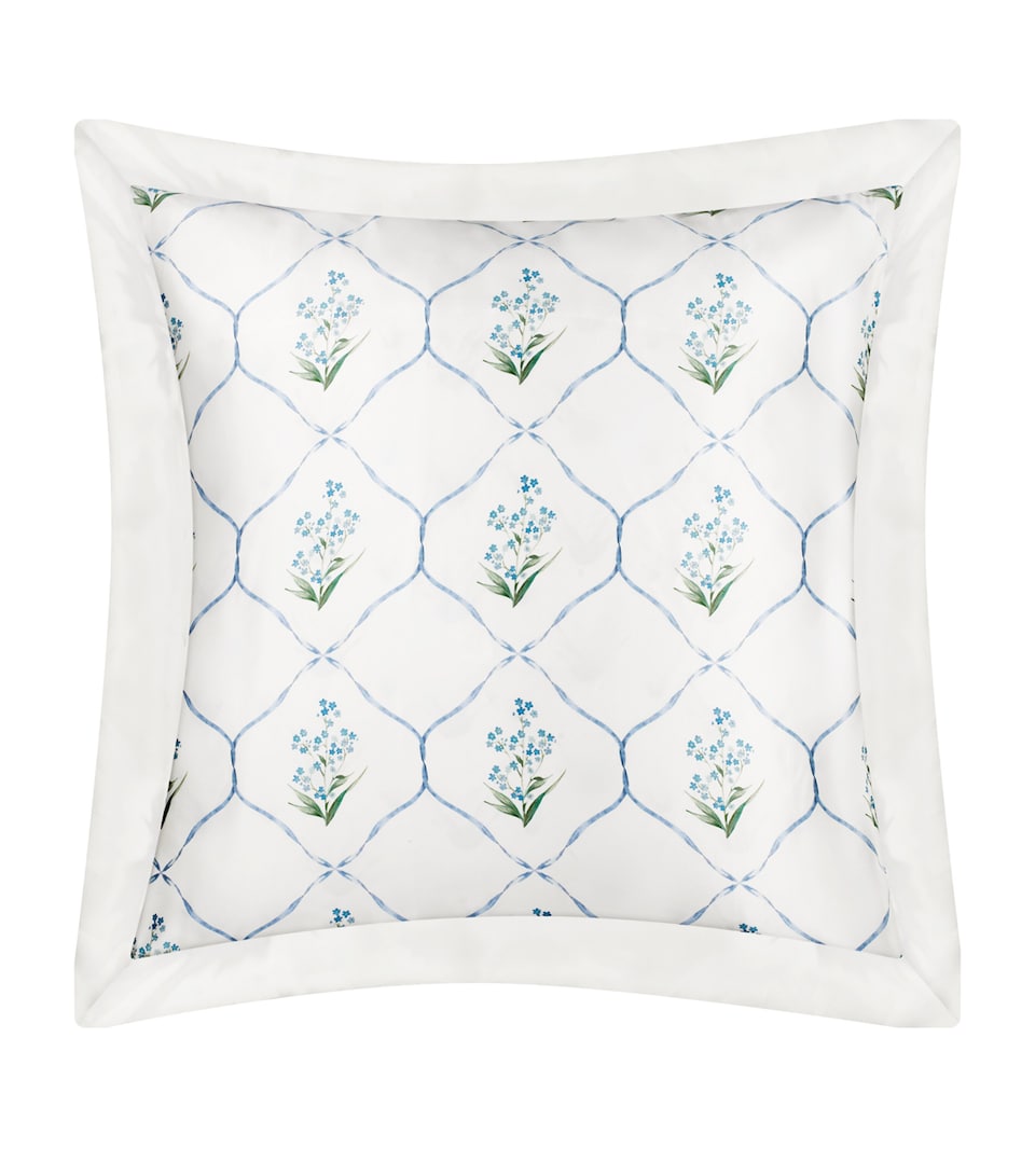 x Memo Press Silk Forget Me Not Pillowcase (65cm x 65cm)