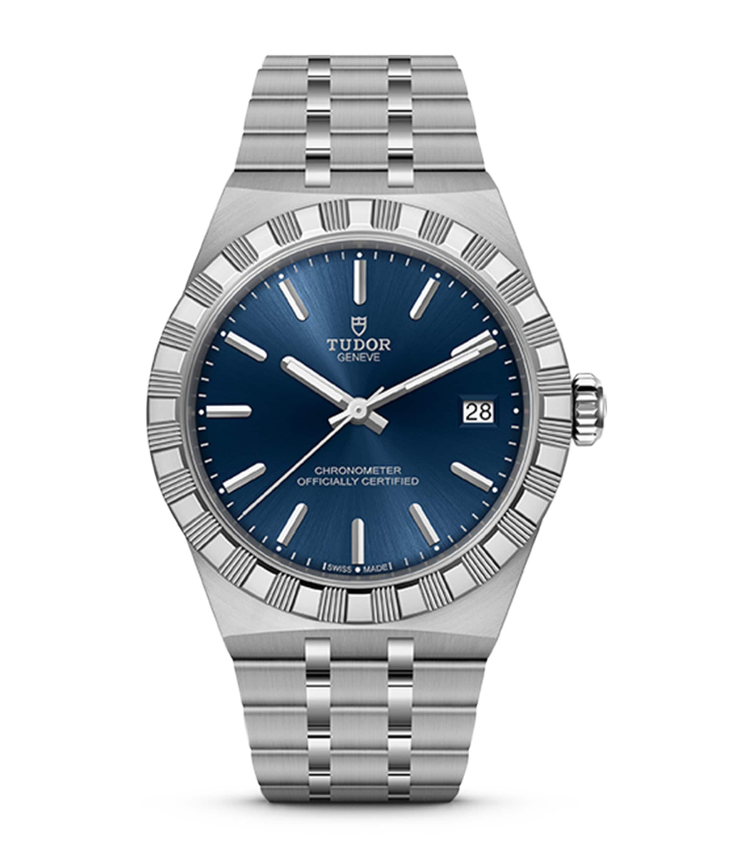 TUDOR Royal Stainless Steel Watch 36mm Blue