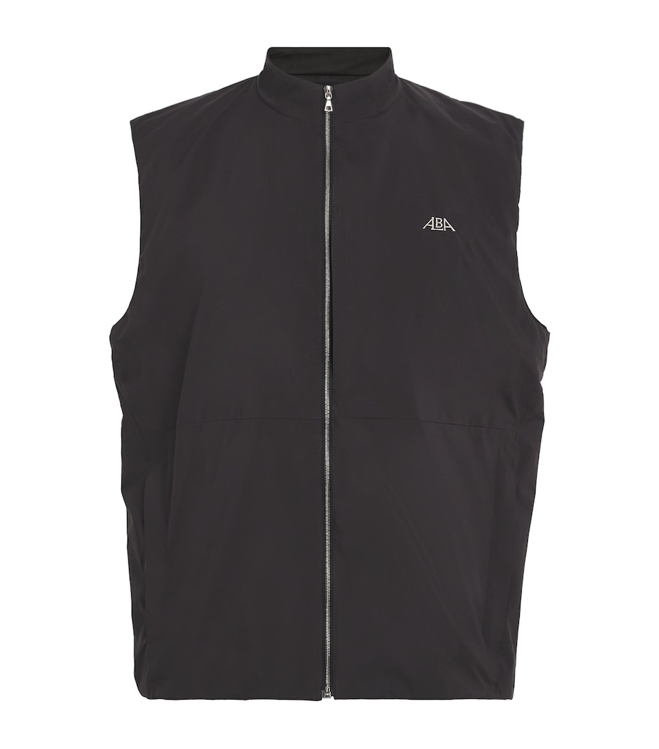 Alba Mens Padded Fleece-Lined Gilet Chocolate