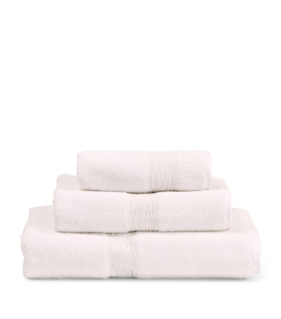 Frette Balance Lace Hand Towel (60cm x 110cm) Milk