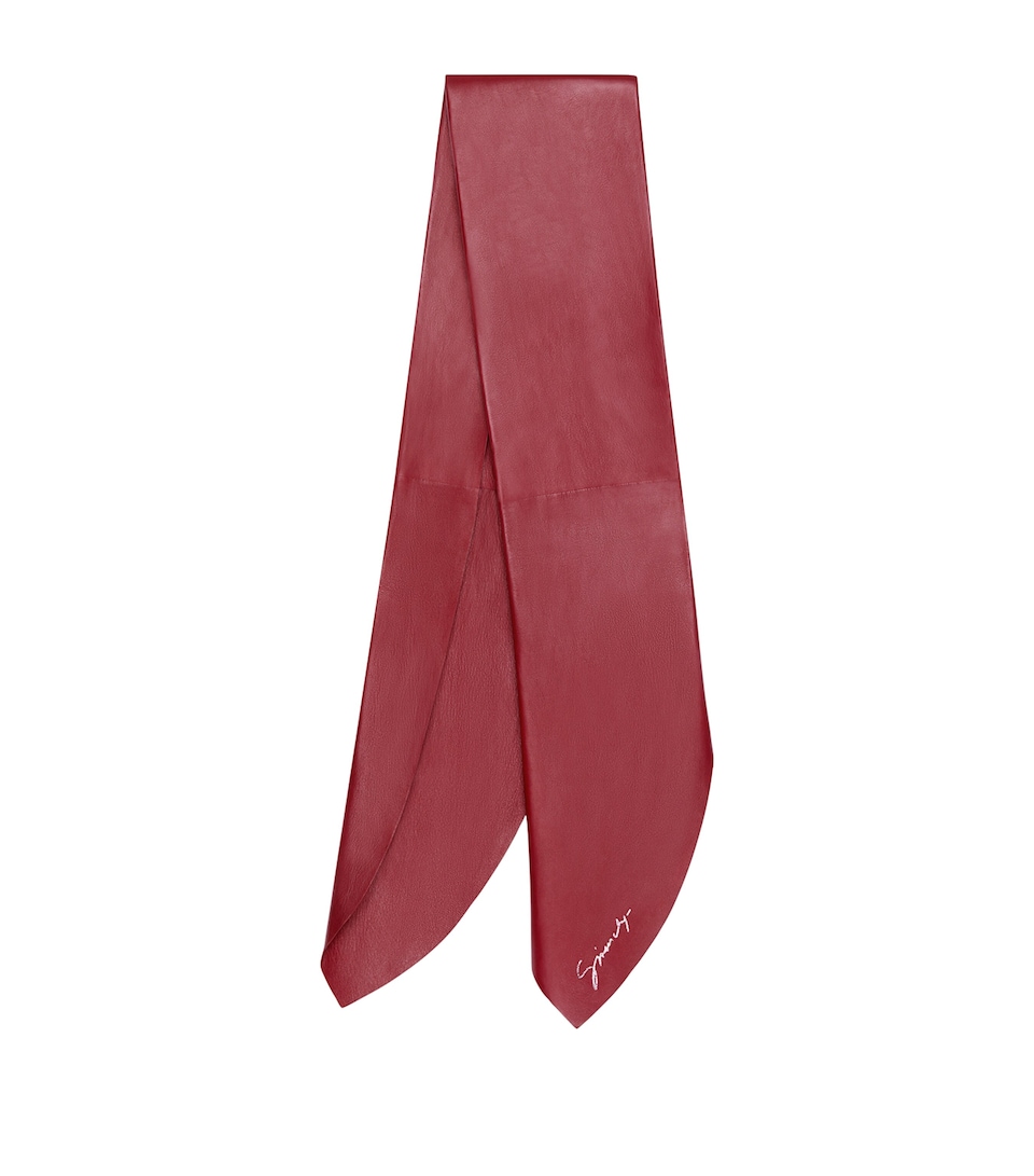 Givenchy Leather Logo Scarf