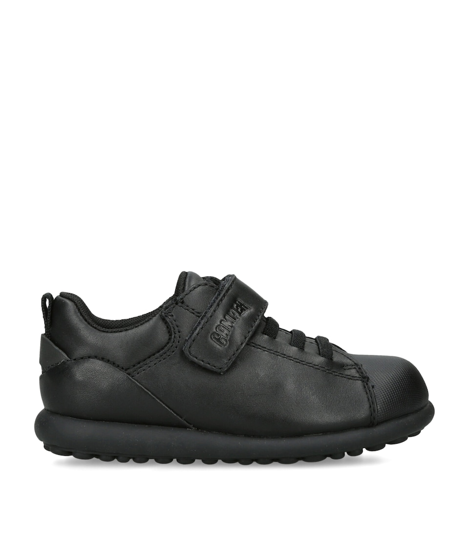 Camper Leather Pelotas Ariel School Shoes Black