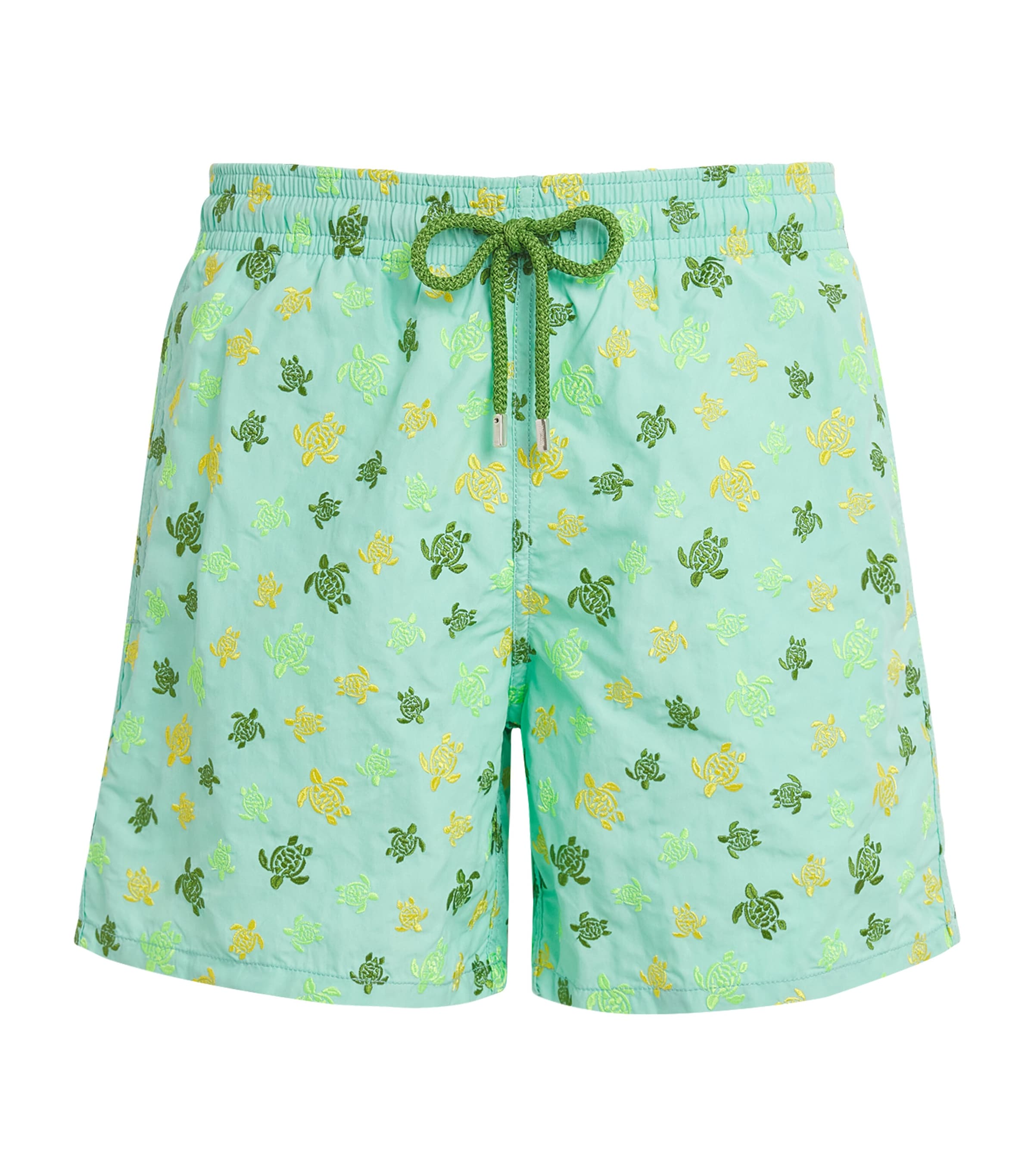 Embroidered Turtle Mistral Swim Shorts