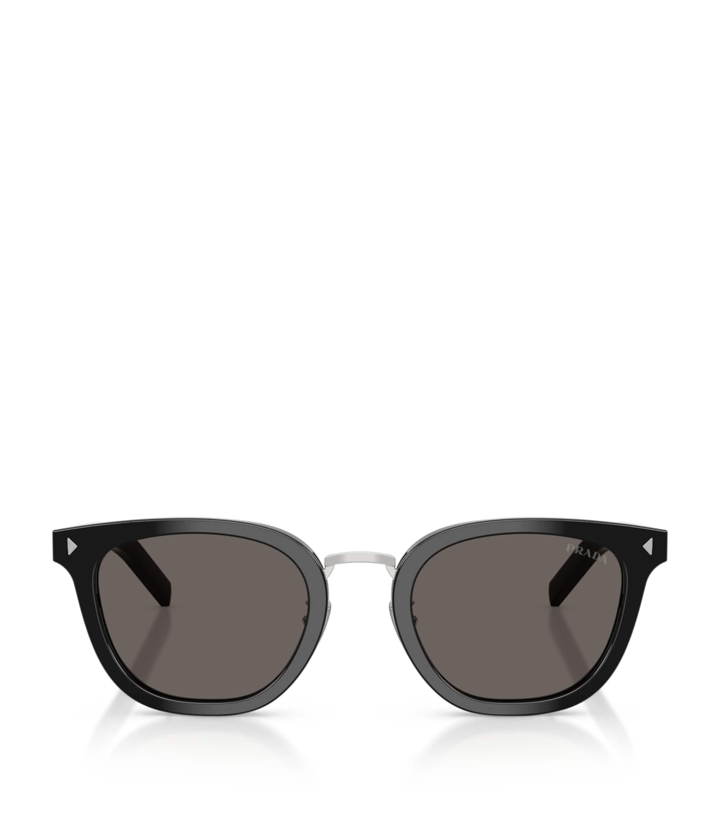 Prada PR C01SD  Cat-Eye Sunglasses Black