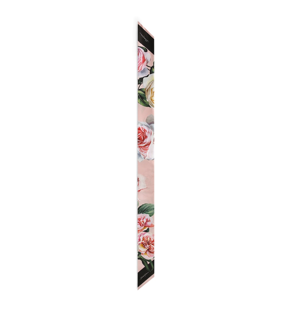Silk Roses and Peonies Foulard