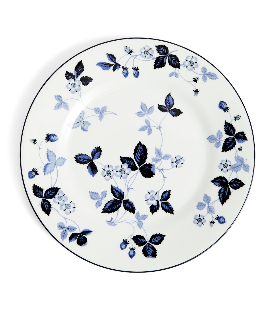 Wild Strawberry Inky Blue Plate (20.5cm)