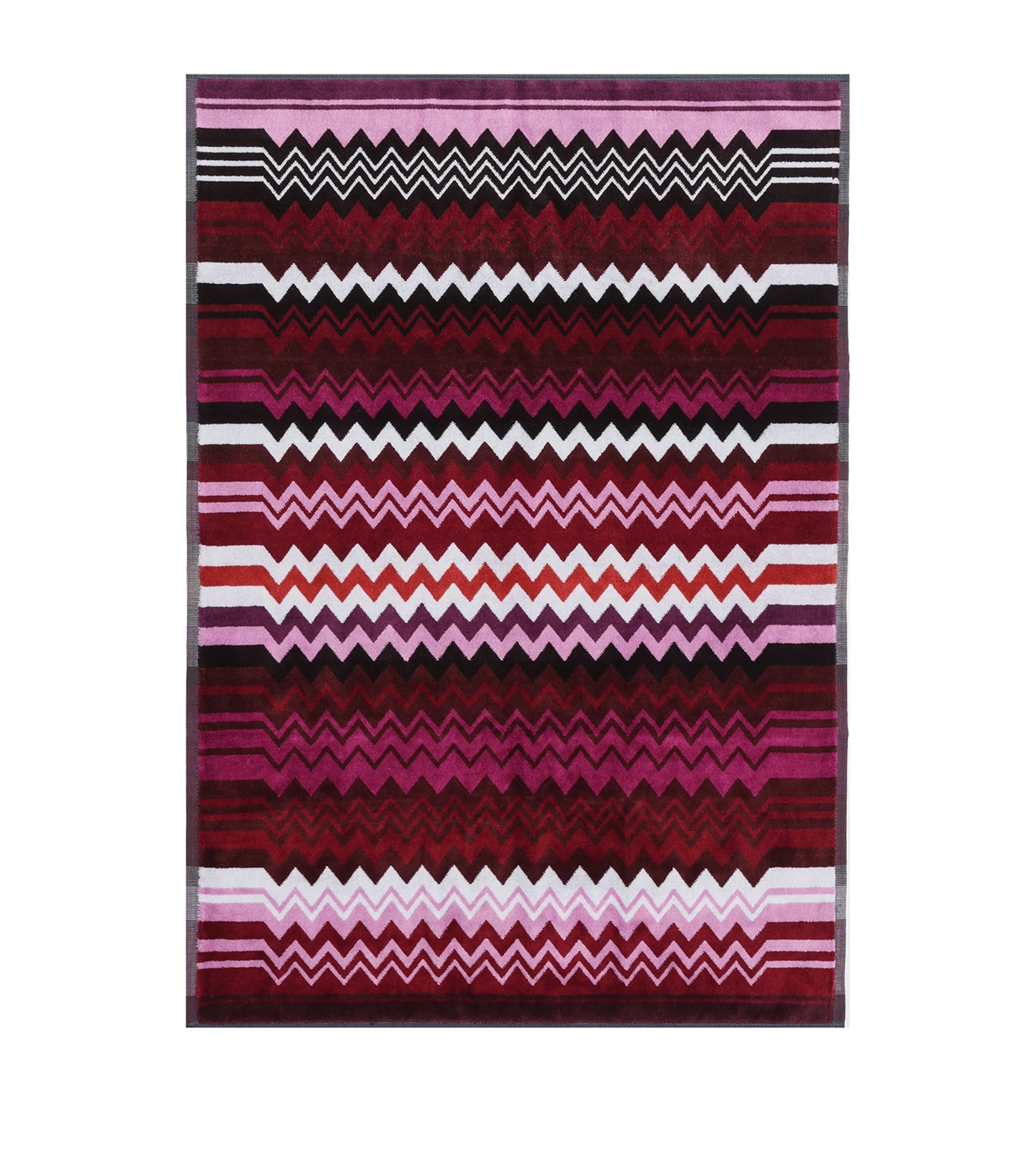 Missoni Home Giacomo Bath Mat (90cm x 60cm) Bordeaux
