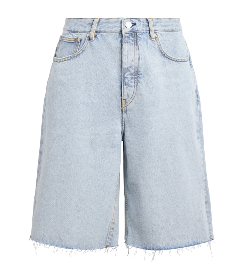 Won Hundred Mens Kayce Denim Shorts Soft Blue
