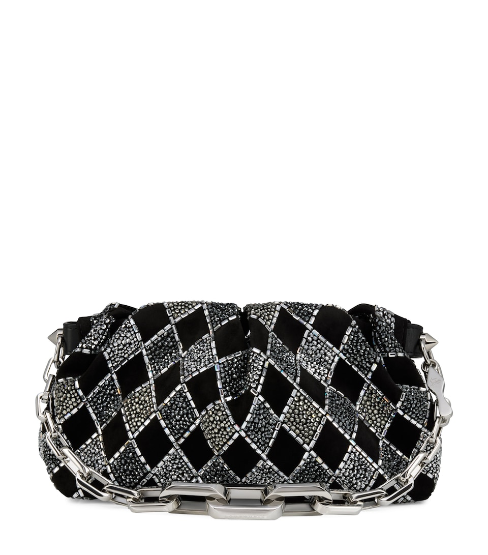 Eva Suede Strass Shoulder Bag