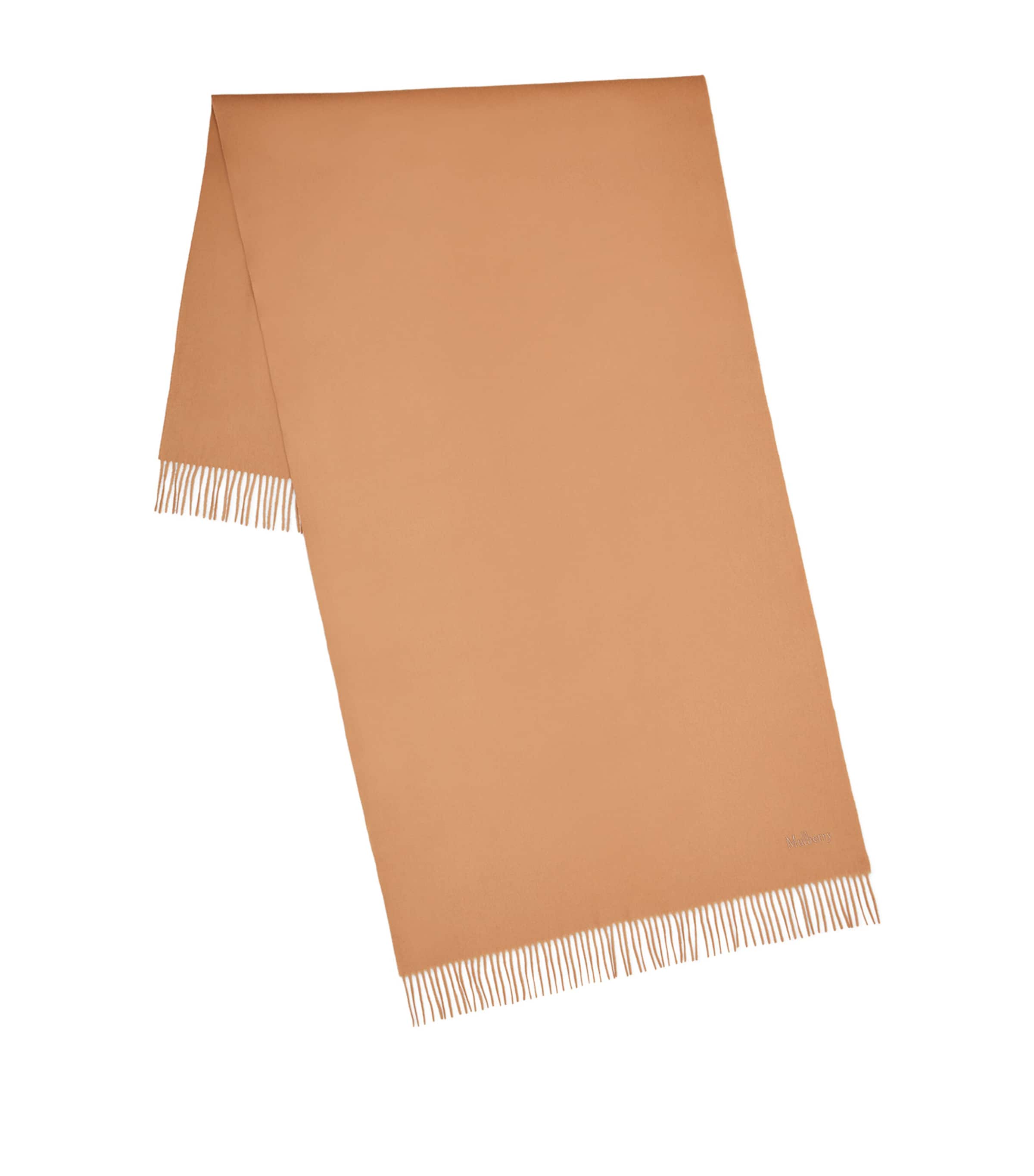 Mulberry Merino Wool Scarf Camel