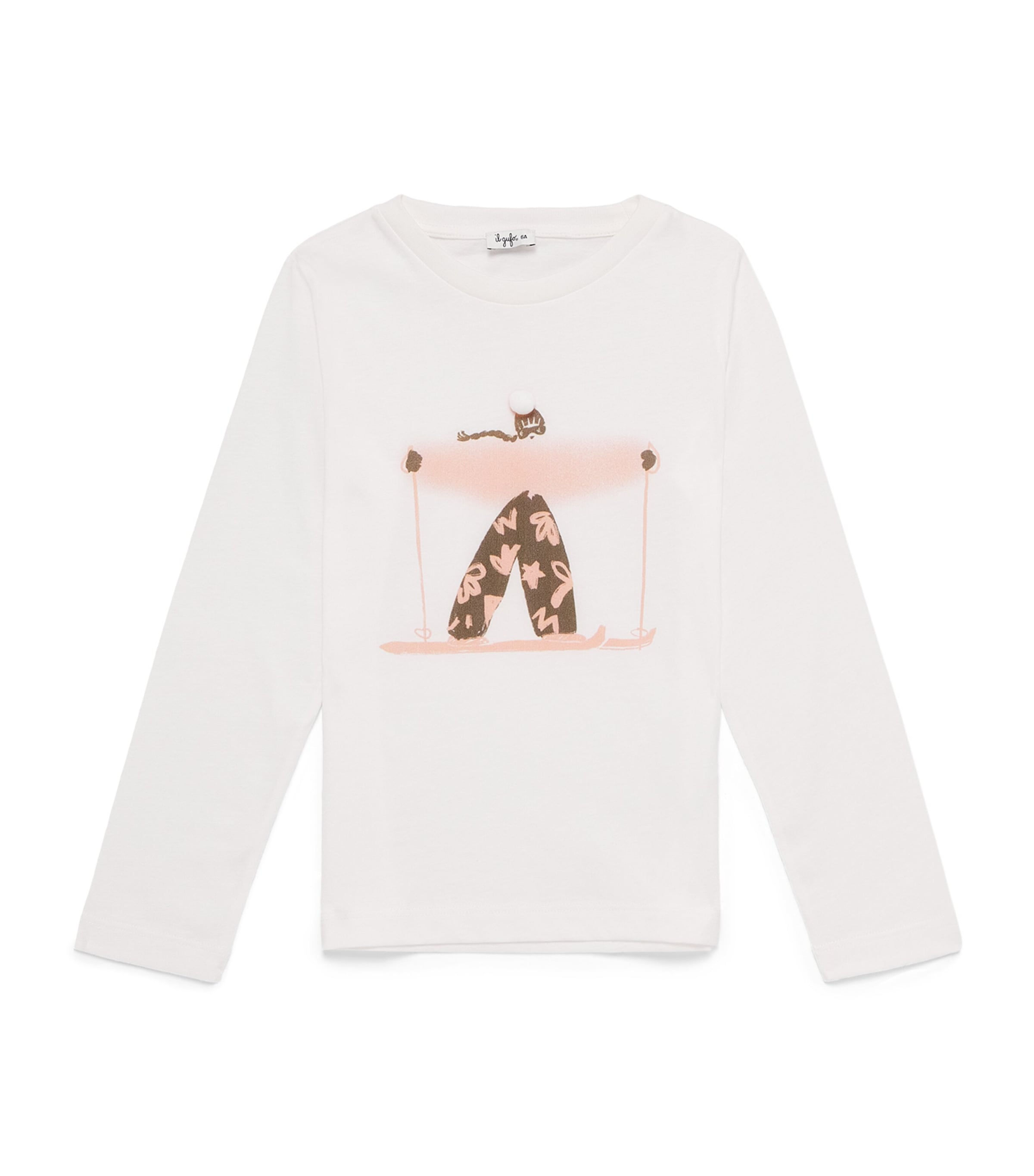 Il Gufo Cotton Graphic Long-Sleeve T-Shirt (2-14 Years) Milk