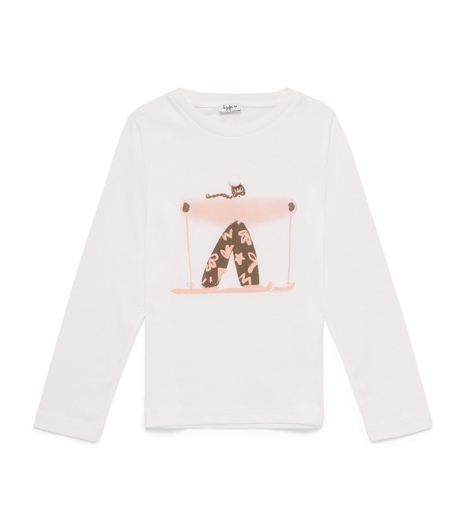 Il Gufo Cotton Graphic Long-Sleeve T-Shirt (2-14 Years) Milk