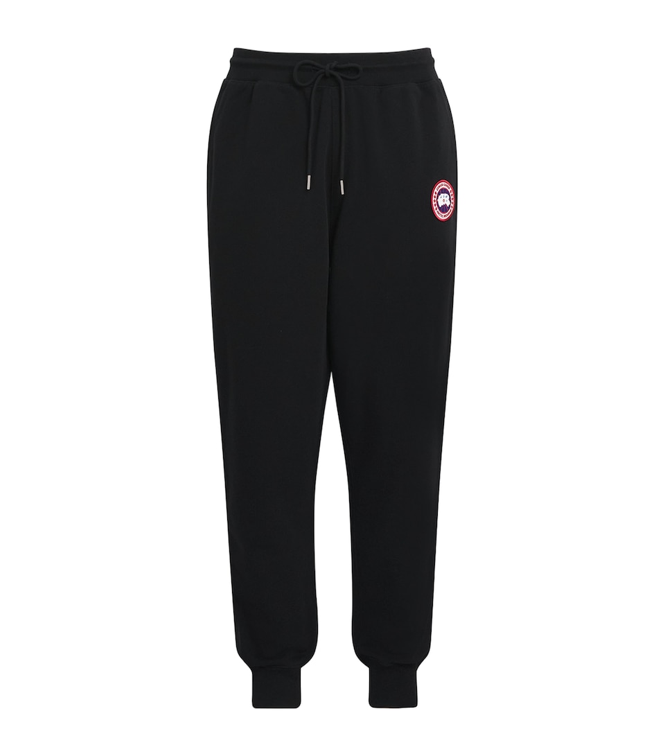 Canada Goose Mens Cotton Loon Sweatpants Black