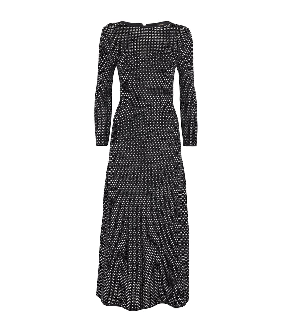 Crystal-Embellished Maxi Dress