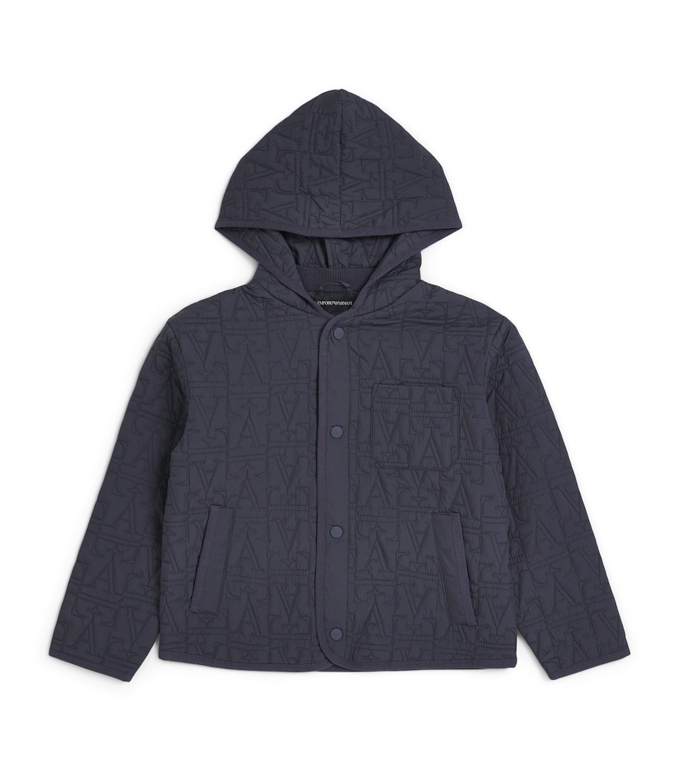 Emporio Armani Kids Quilted Jacket (4-16 Years) Odyssey Gray