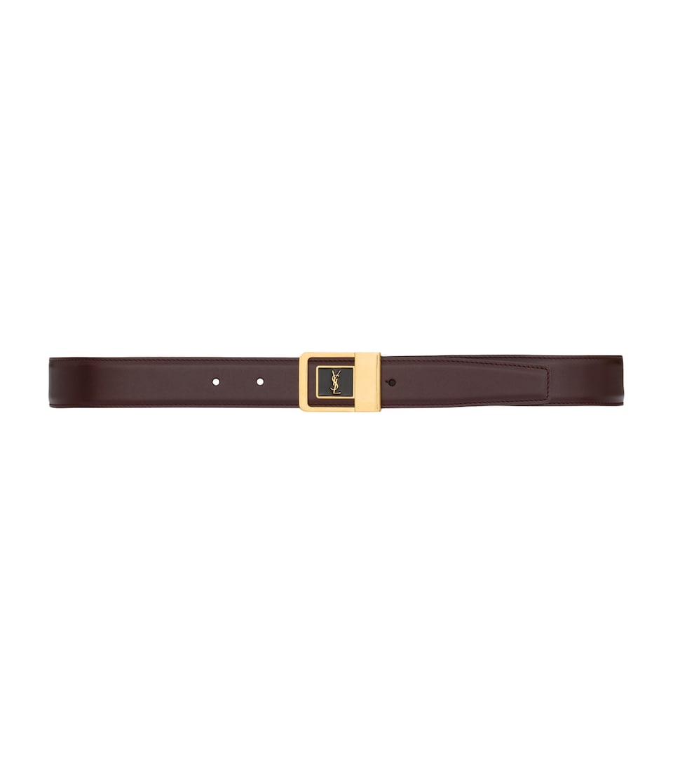 Leather Logo Belt