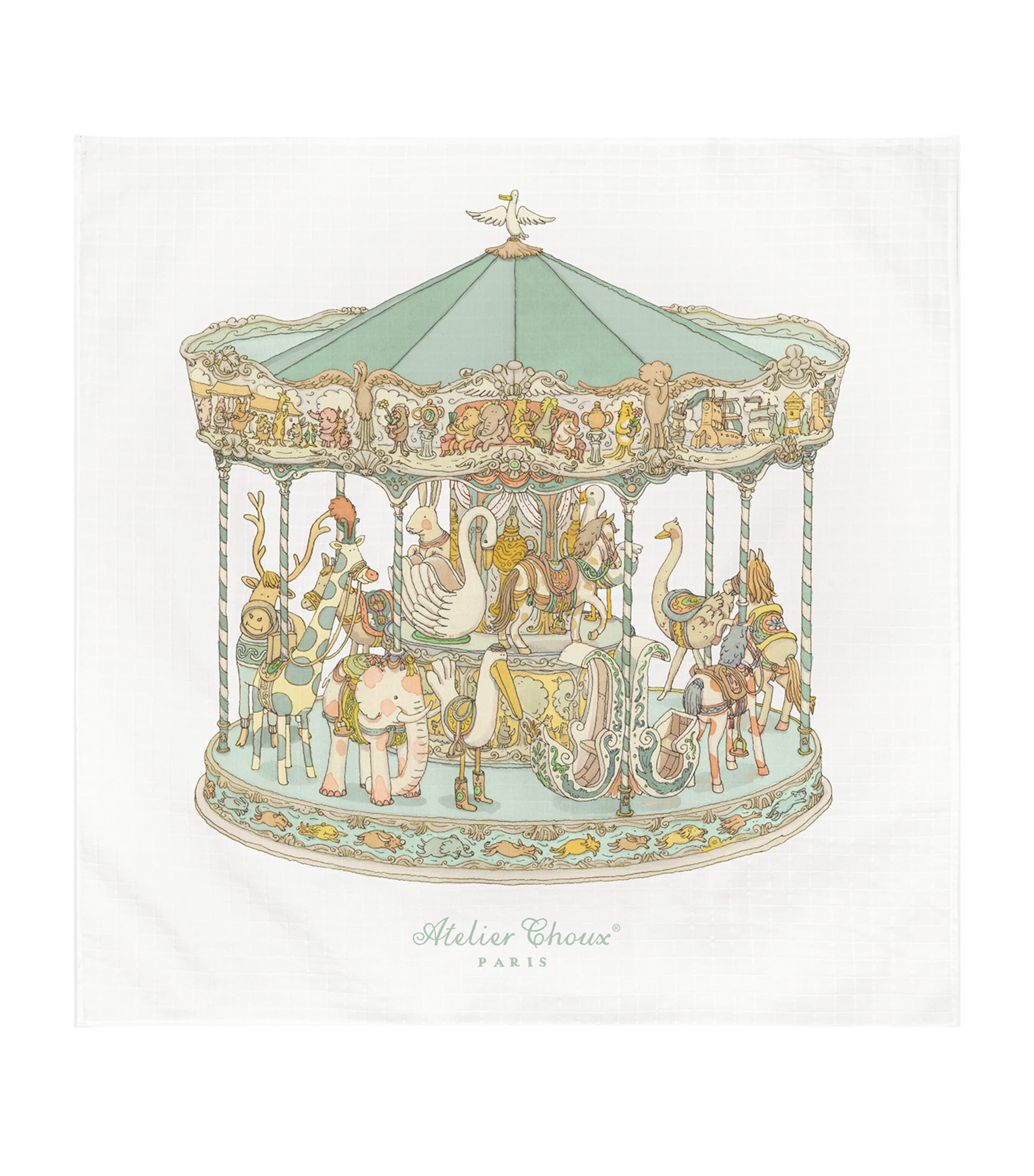 Cotton Carrousel Swaddle