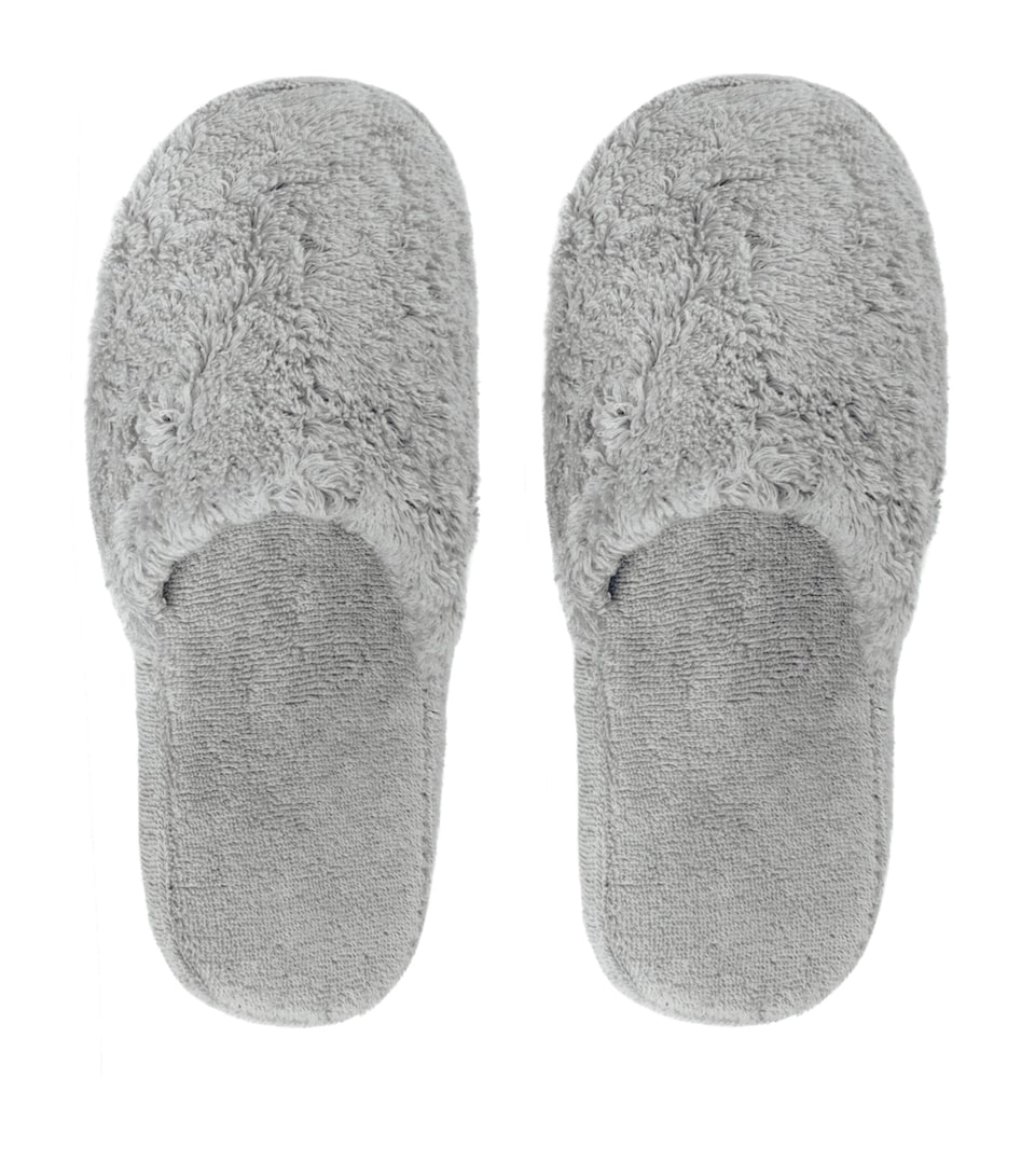 GRACCIOZA Egoist Slippers (Size 44-45) Silver