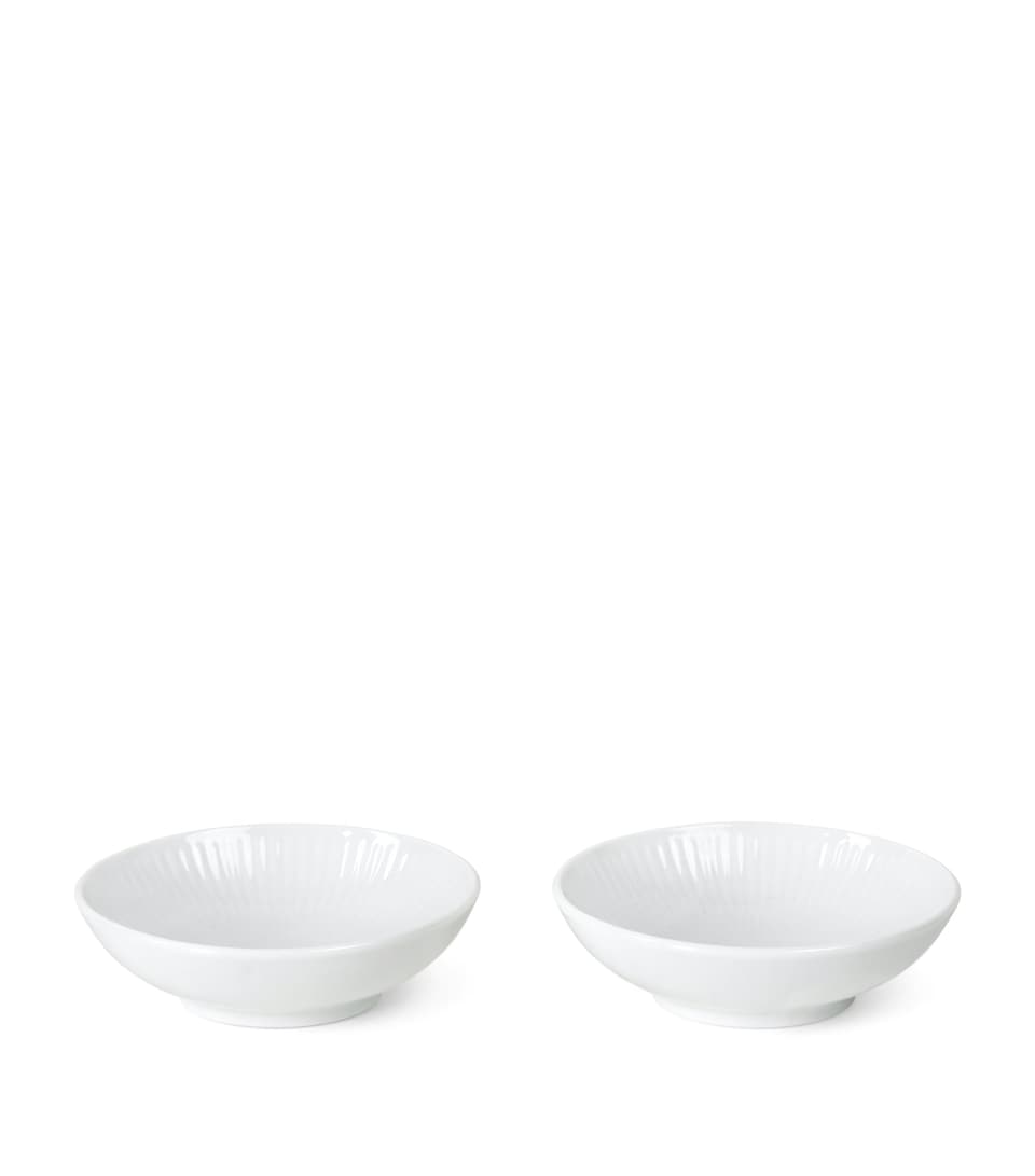Set of 2 Fluted Bowls (9cm)