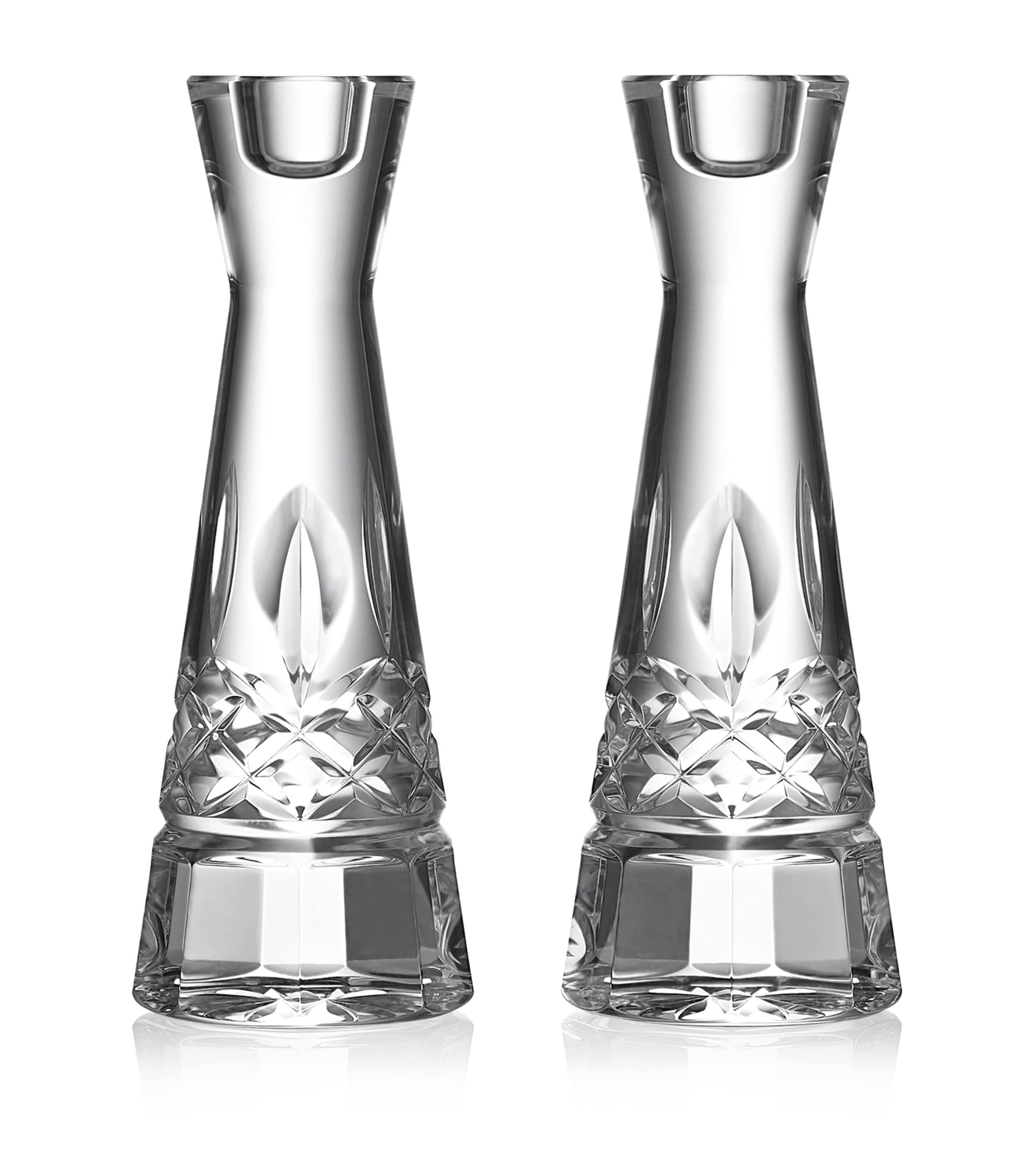 Waterford Set of 2 Lismore Candlesticks (20cm) Clear