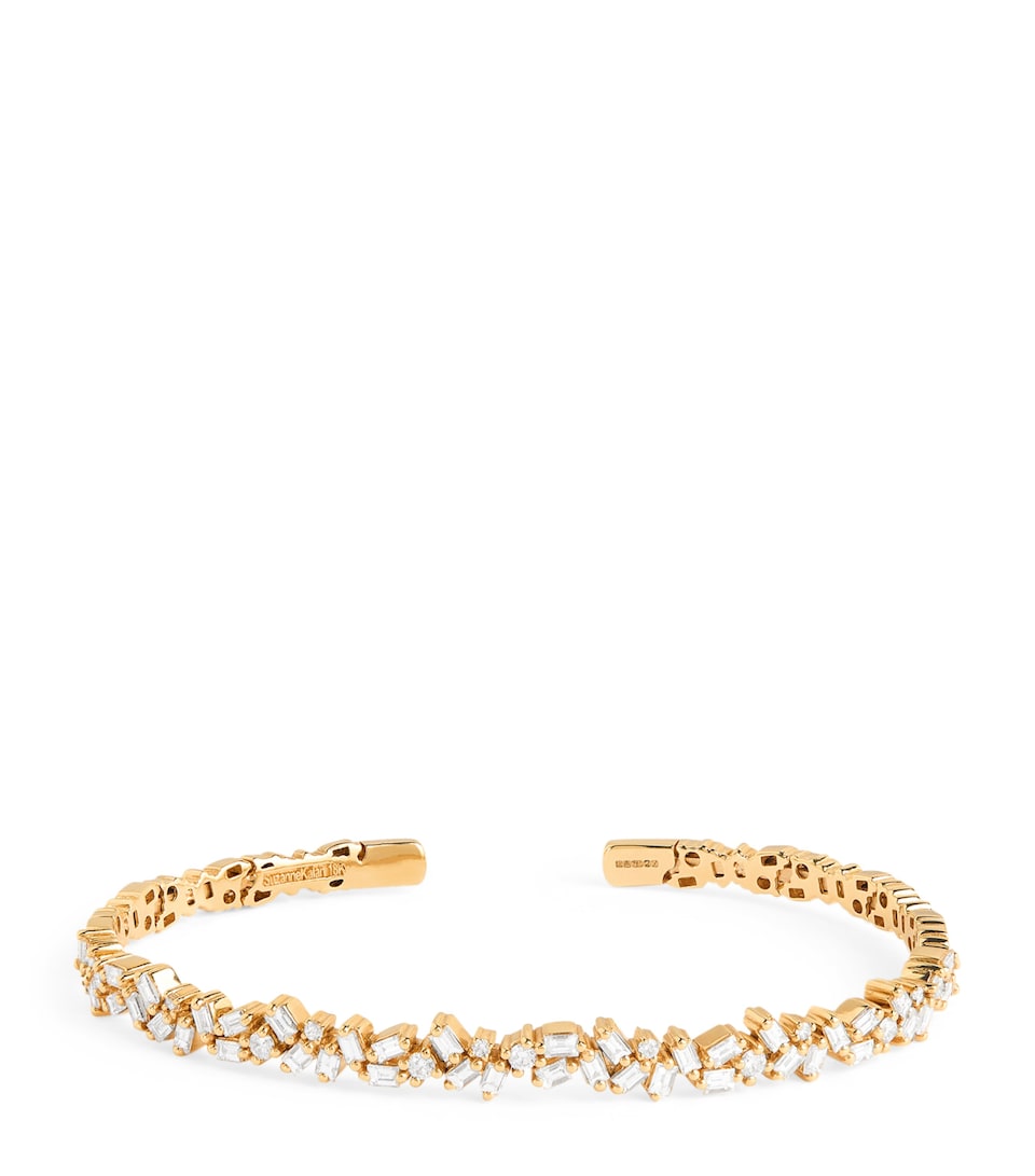 Yellow Gold and Diamond Classic Sparkler Bangle