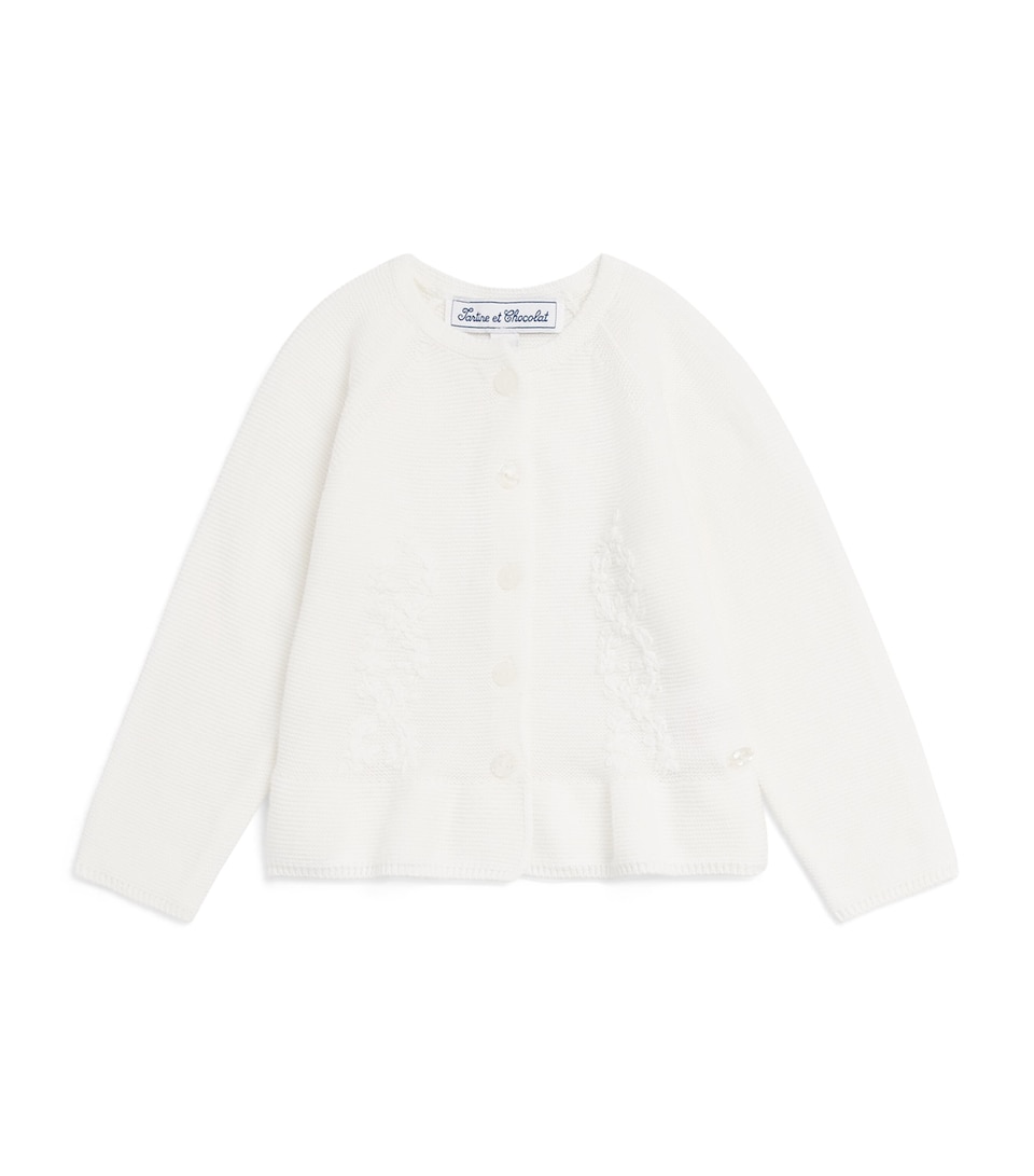 Cotton Embroidered Cardigan (3 Months – 4 Years)